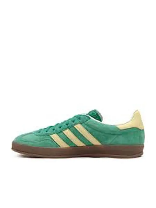 Кроссовки оригинальные gazelle для помещений Adidas — изображение 1 из 4, зеленый/желтый/бежевый