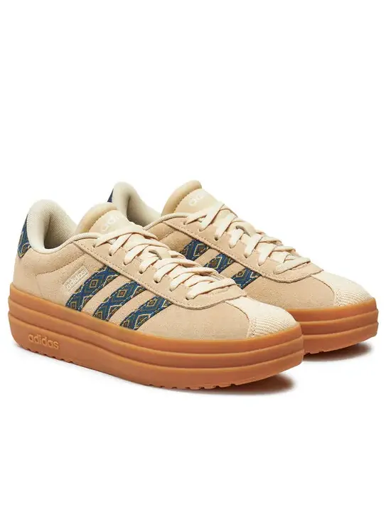 Кроссовки (WMNS) adidas VL Court Bold 'Tan' — изображение 2 из 6, бежевый