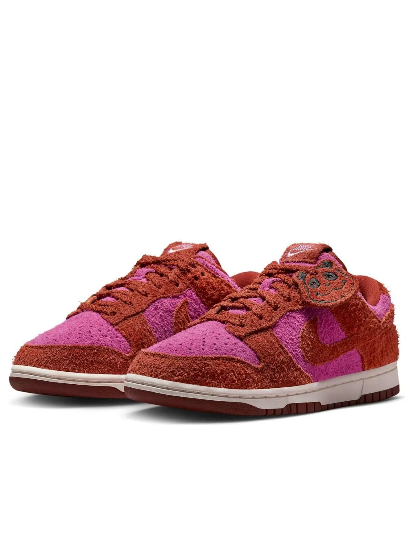 Кроссовки (WMNS) Nike Dunk Low Panda 'Picante Red' — изображение 4 из 6, розовый