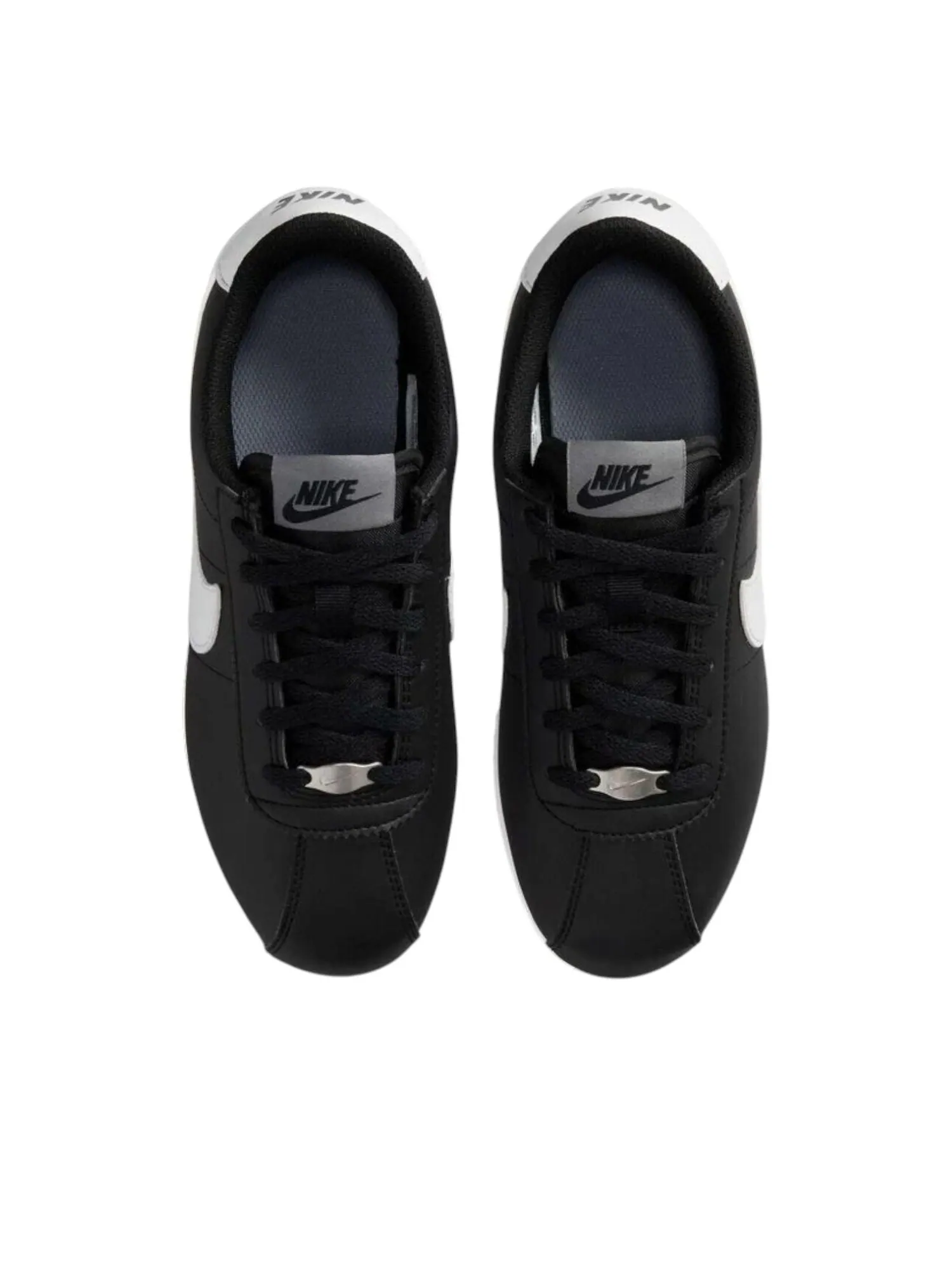 Кроссовки (GS) Nike Cortez 'Black White' — изображение 2 из 6, черный