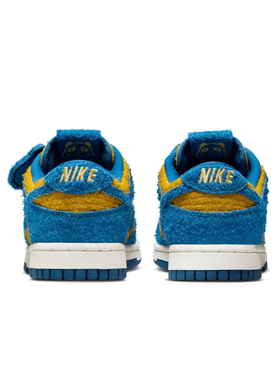 Кроссовки (WMNS) Nike Dunk Low Panda 'Blue Gold' — изображение 3 из 6, синий