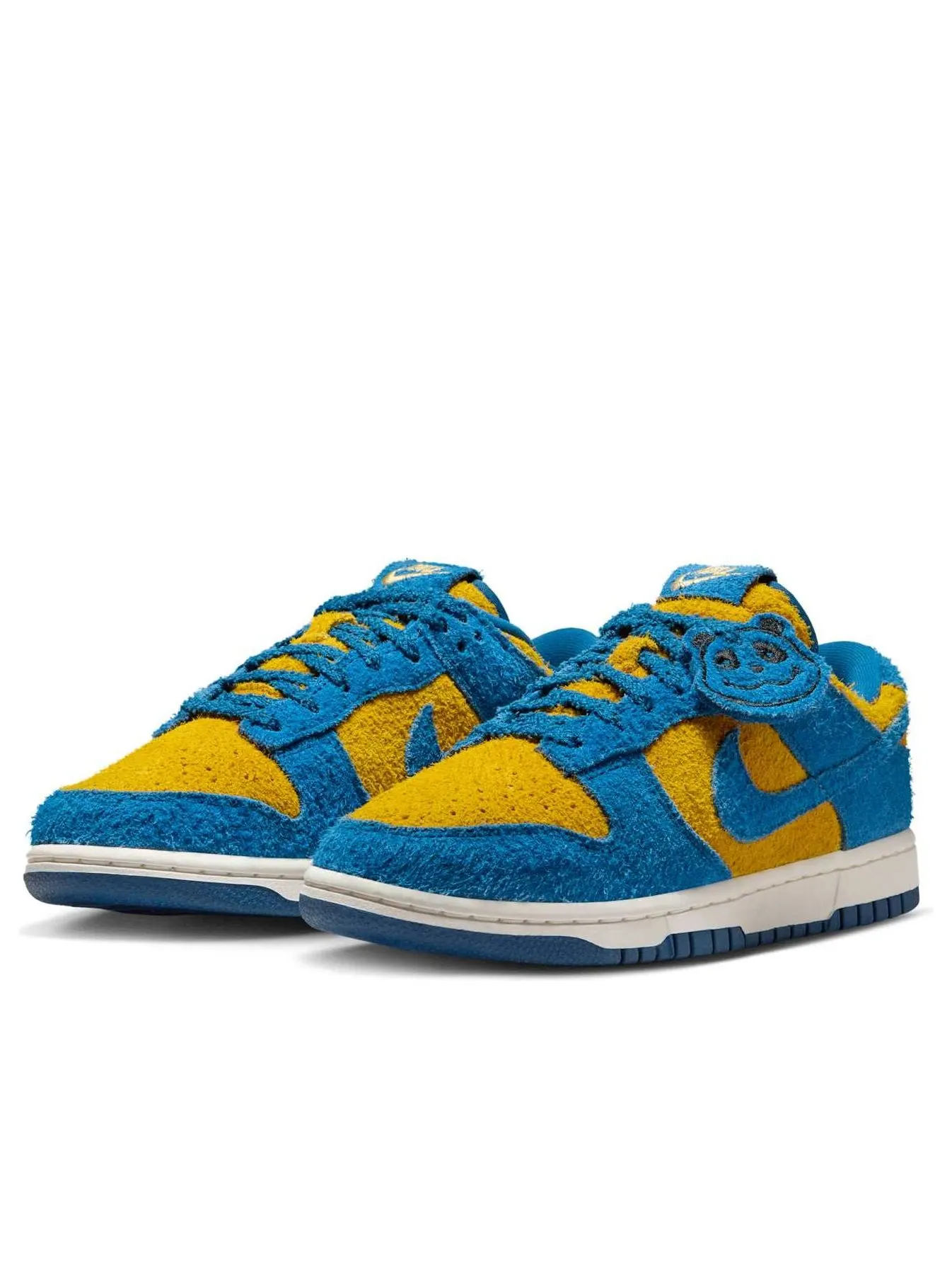 Кроссовки (WMNS) Nike Dunk Low Panda 'Blue Gold' — изображение 4 из 6, синий