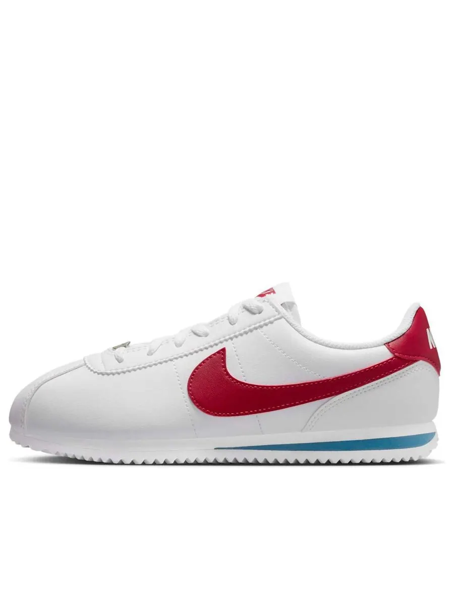 Кроссовки (GS) Nike Cortez 'White Blue Red' — изображение 1 из 6, белый