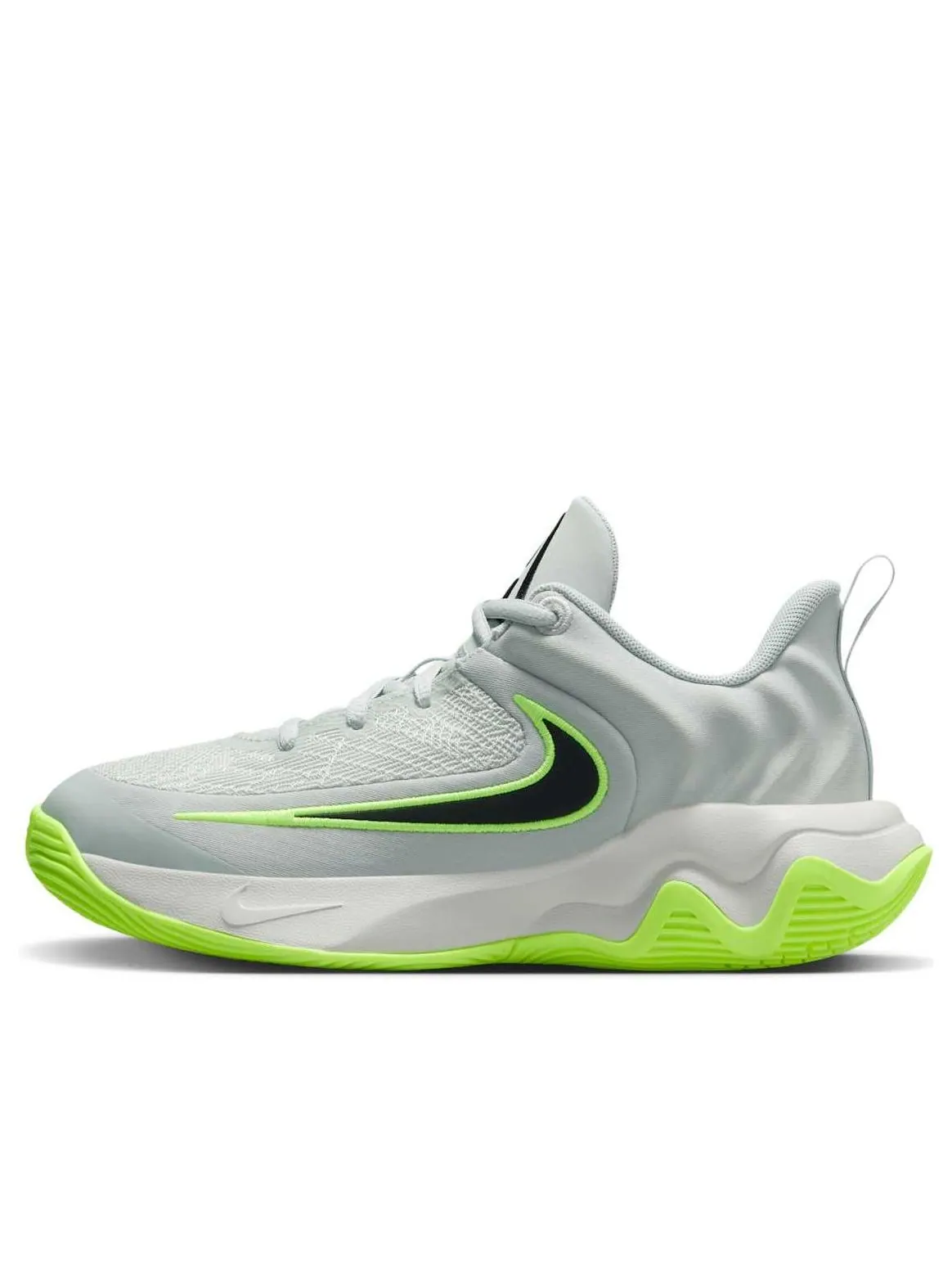 Кроссовки (GS) Nike Giannis Immortality 4 'Light Silver Volt Black' — изображение 1 из 6, серебряный