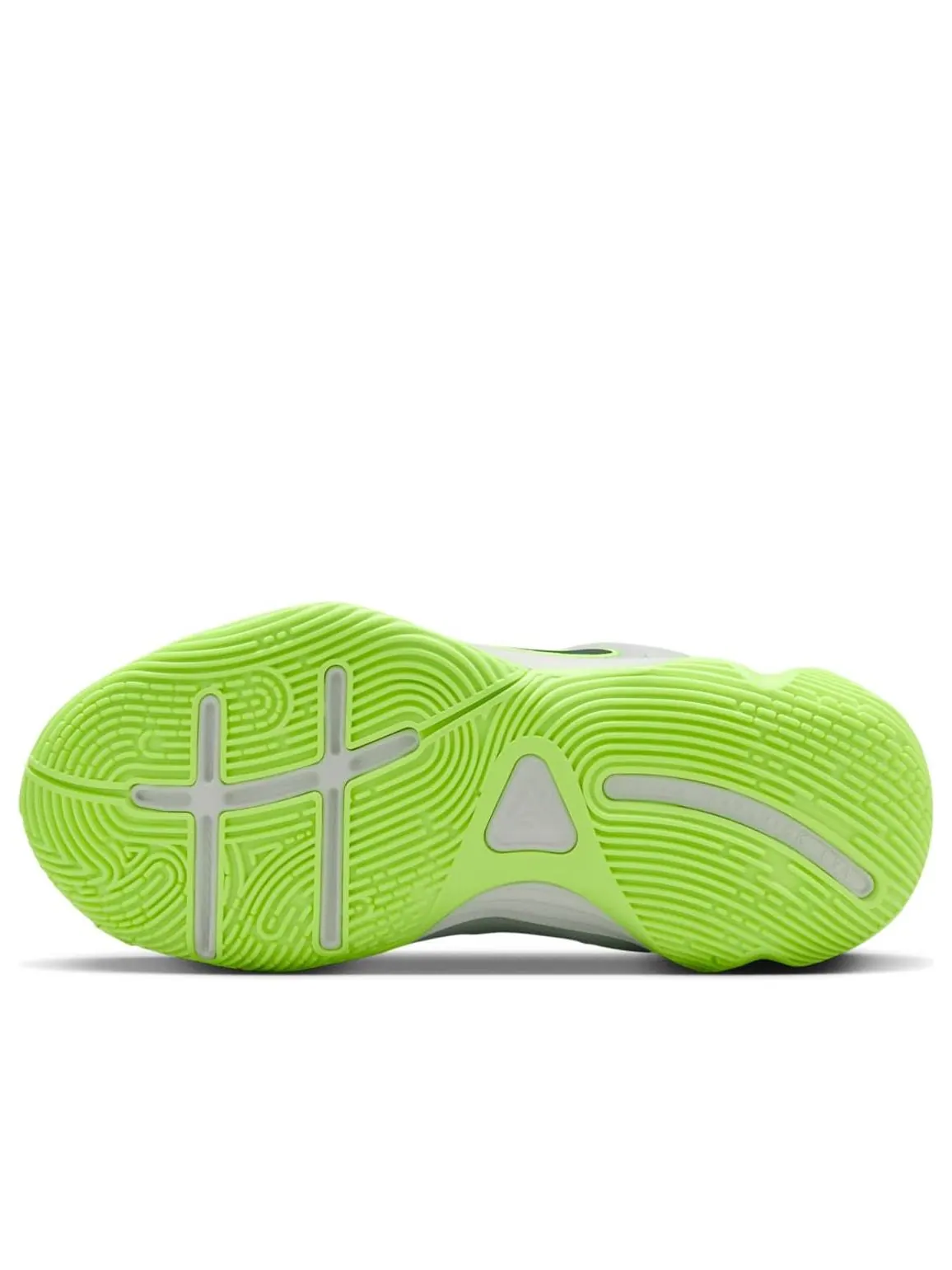 Кроссовки (GS) Nike Giannis Immortality 4 'Light Silver Volt Black' — изображение 5 из 6, серебряный