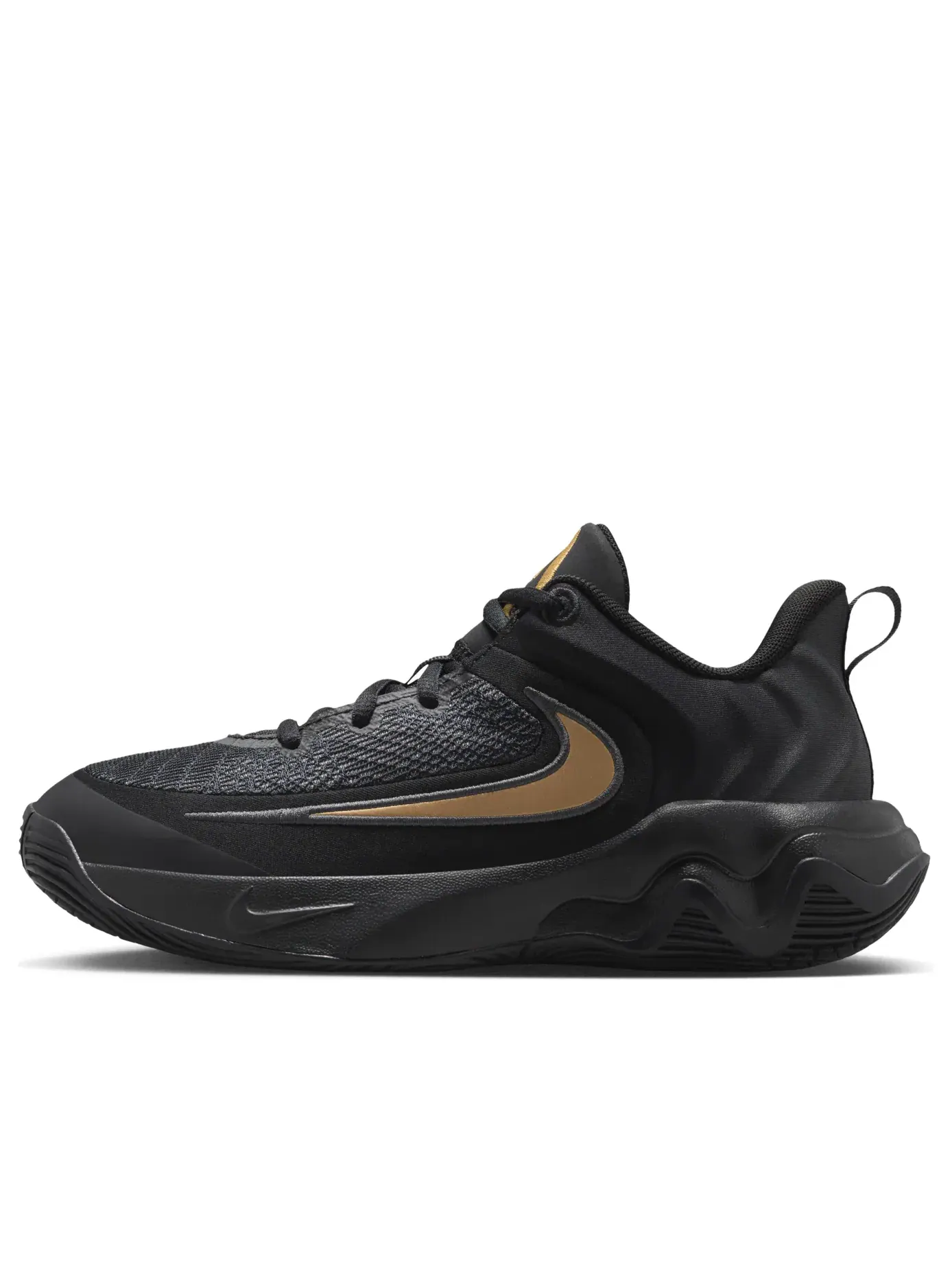 Кроссовки Nike Giannis Immortality 4 'Black Metallic Gold' IH7664-005 — изображение 1 из 7, черный