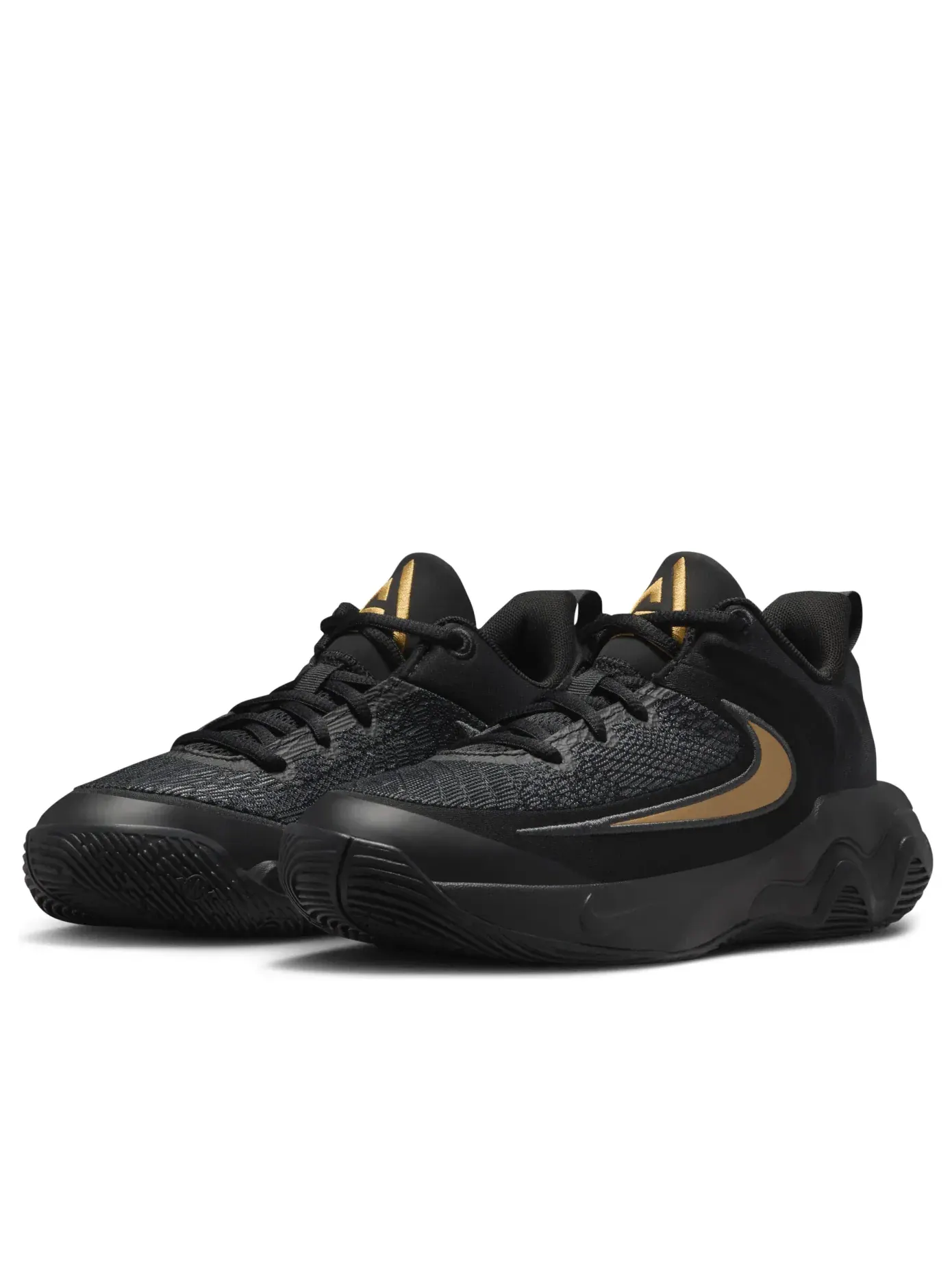 Кроссовки Nike Giannis Immortality 4 'Black Metallic Gold' IH7664-005 — изображение 4 из 7, черный