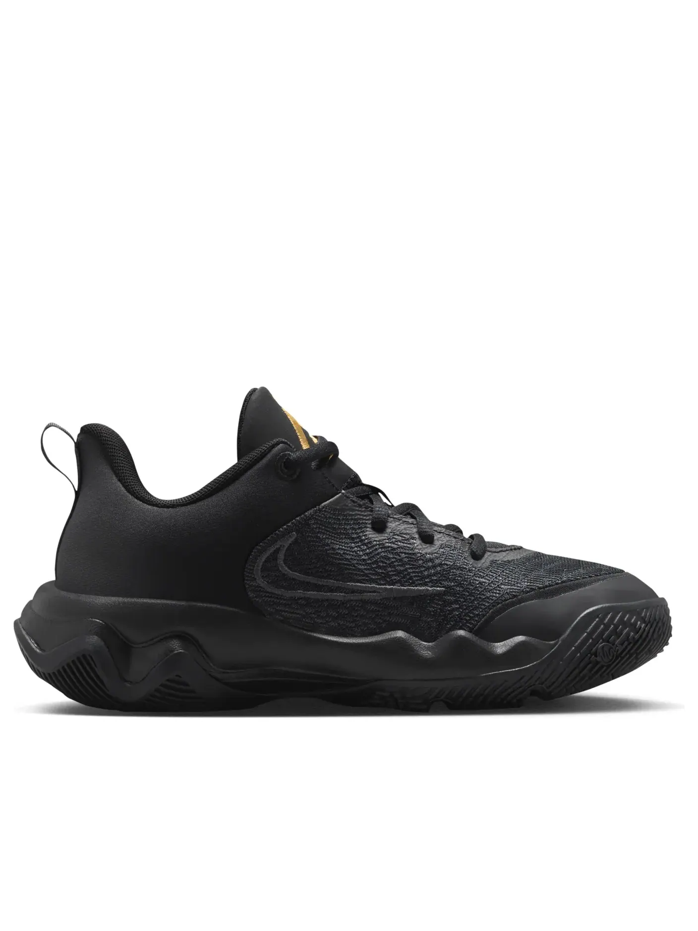 Кроссовки Nike Giannis Immortality 4 'Black Metallic Gold' IH7664-005 — изображение 6 из 7, черный