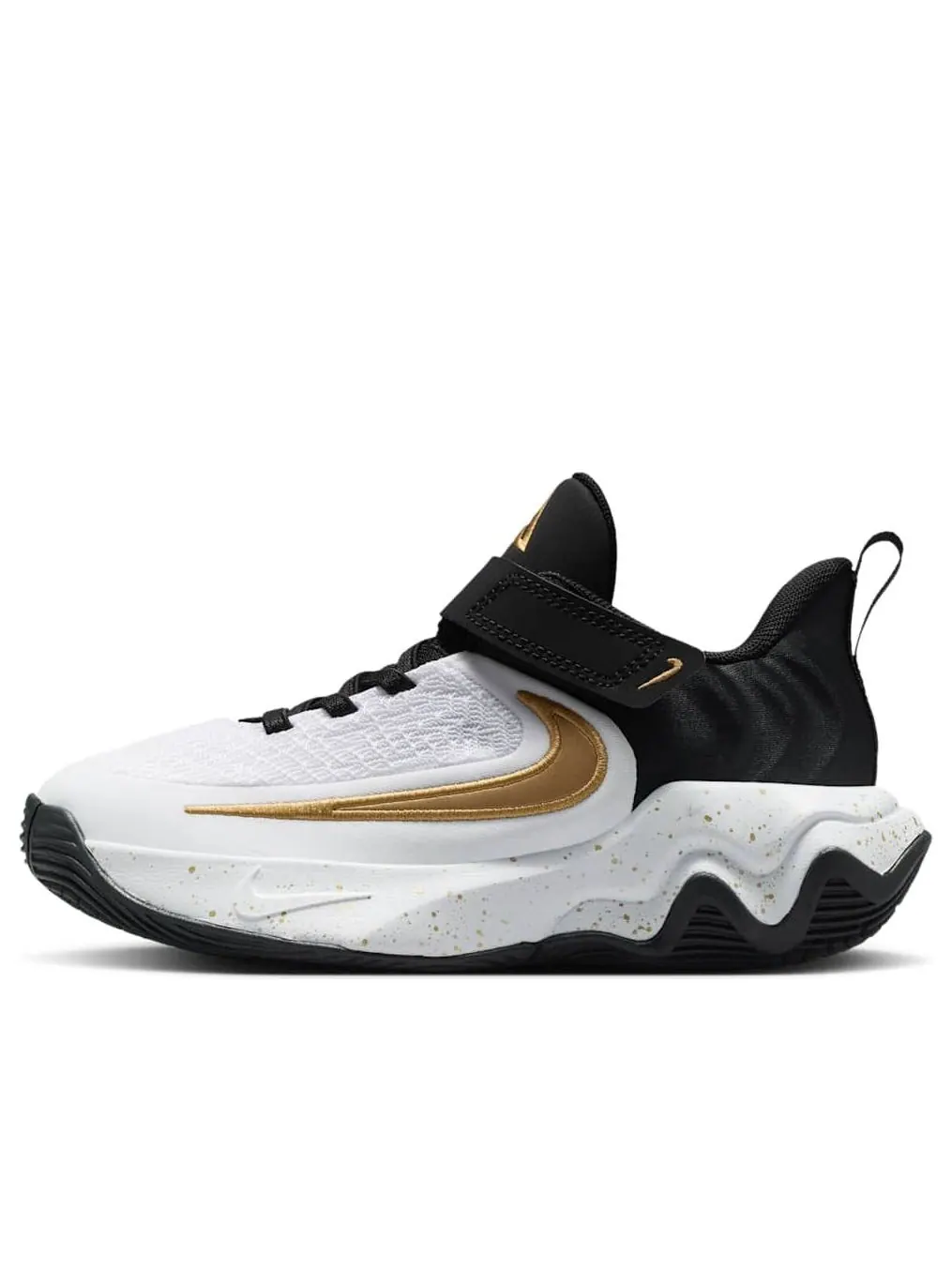 Кроссовки (PS) Nike Giannis Immortality 4' Black White Metallic Gold' — изображение 1 из 6, черный