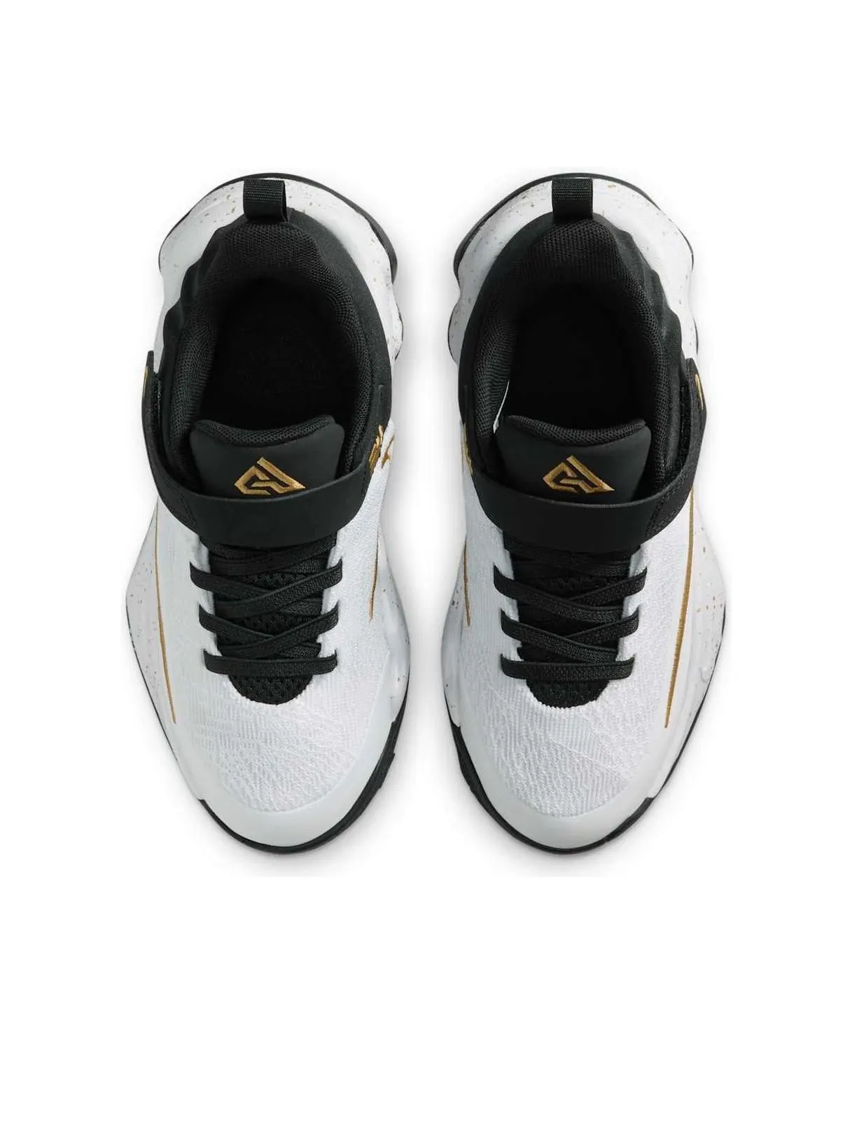 Кроссовки (PS) Nike Giannis Immortality 4' Black White Metallic Gold' — изображение 2 из 6, черный
