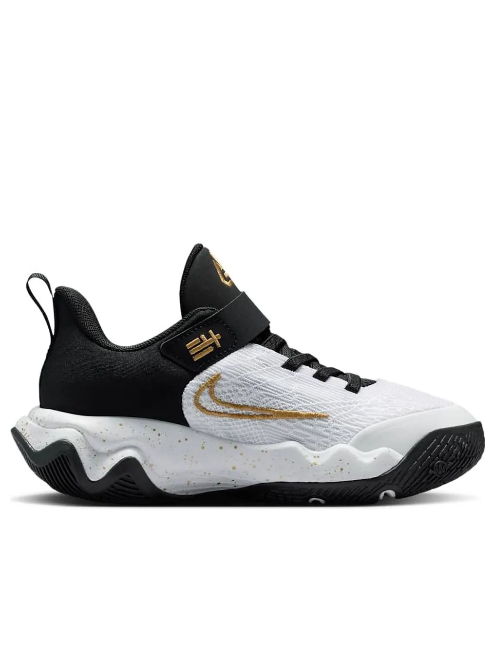 Кроссовки (PS) Nike Giannis Immortality 4' Black White Metallic Gold' — изображение 6 из 6, черный