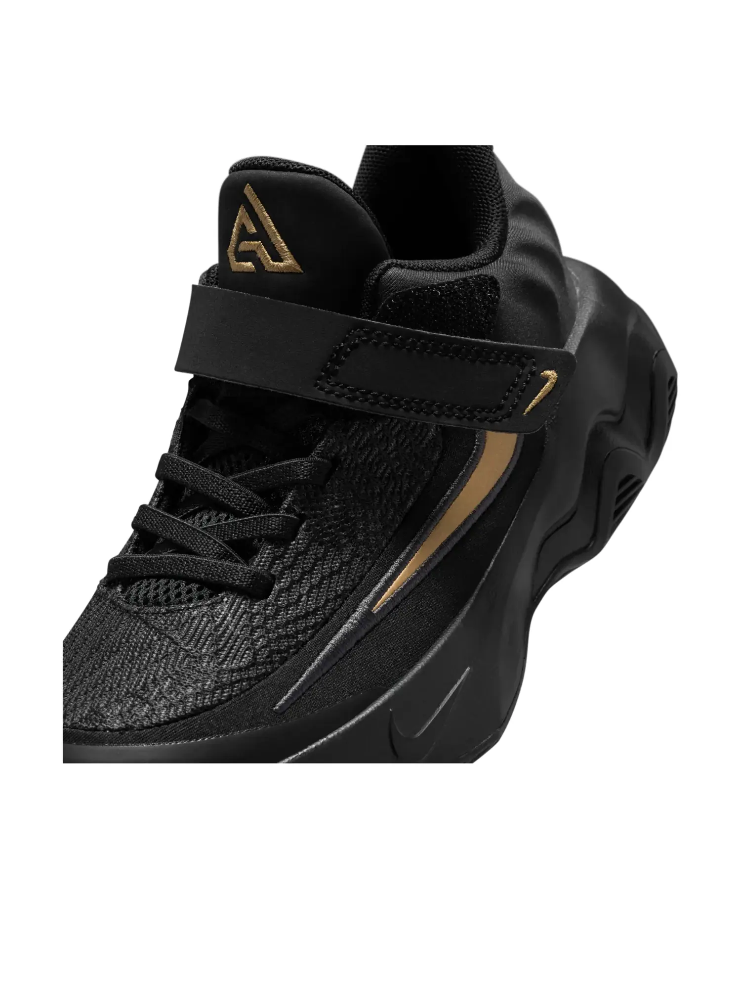 Кроссовки (PS) Nike Giannis Immortality 4 'Black Metallic Gold' — изображение 7 из 7, черный