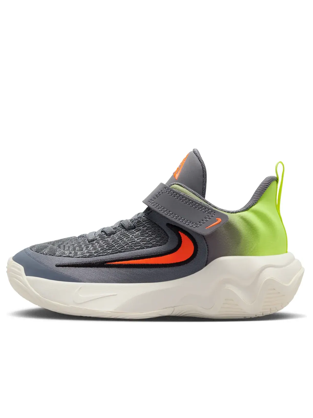 Кроссовки (PS) Nike Giannis Immortality 4 'Deep Gray Fluorescent Yellow' — изображение 1 из 6, серый