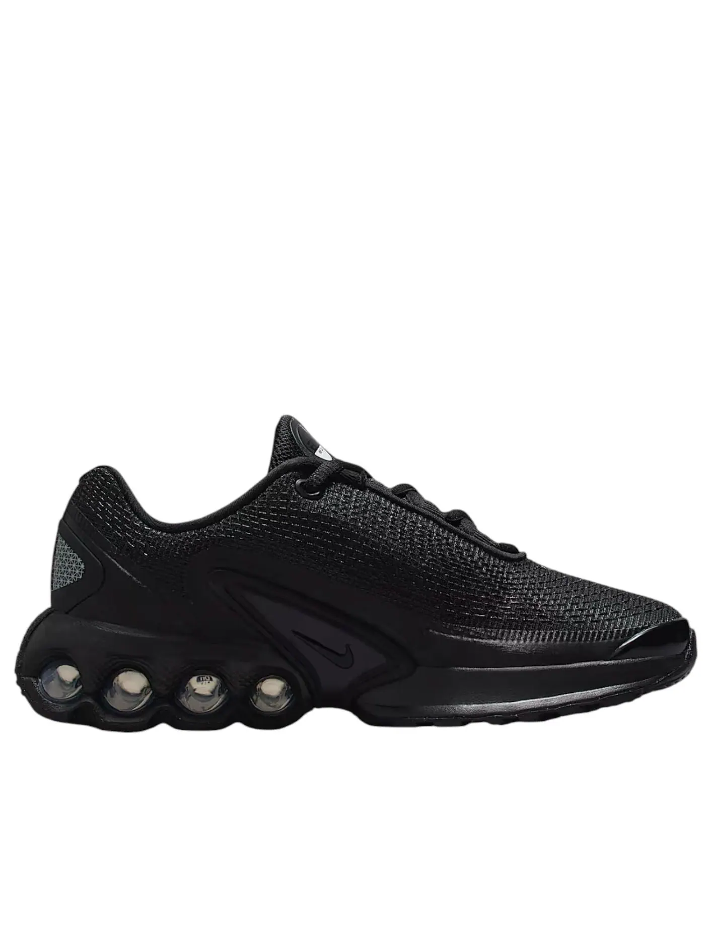 Кроссовки (GS) Nike Air Max Dn 'Black Metallic Dark Grey' — изображение 6 из 6, черный