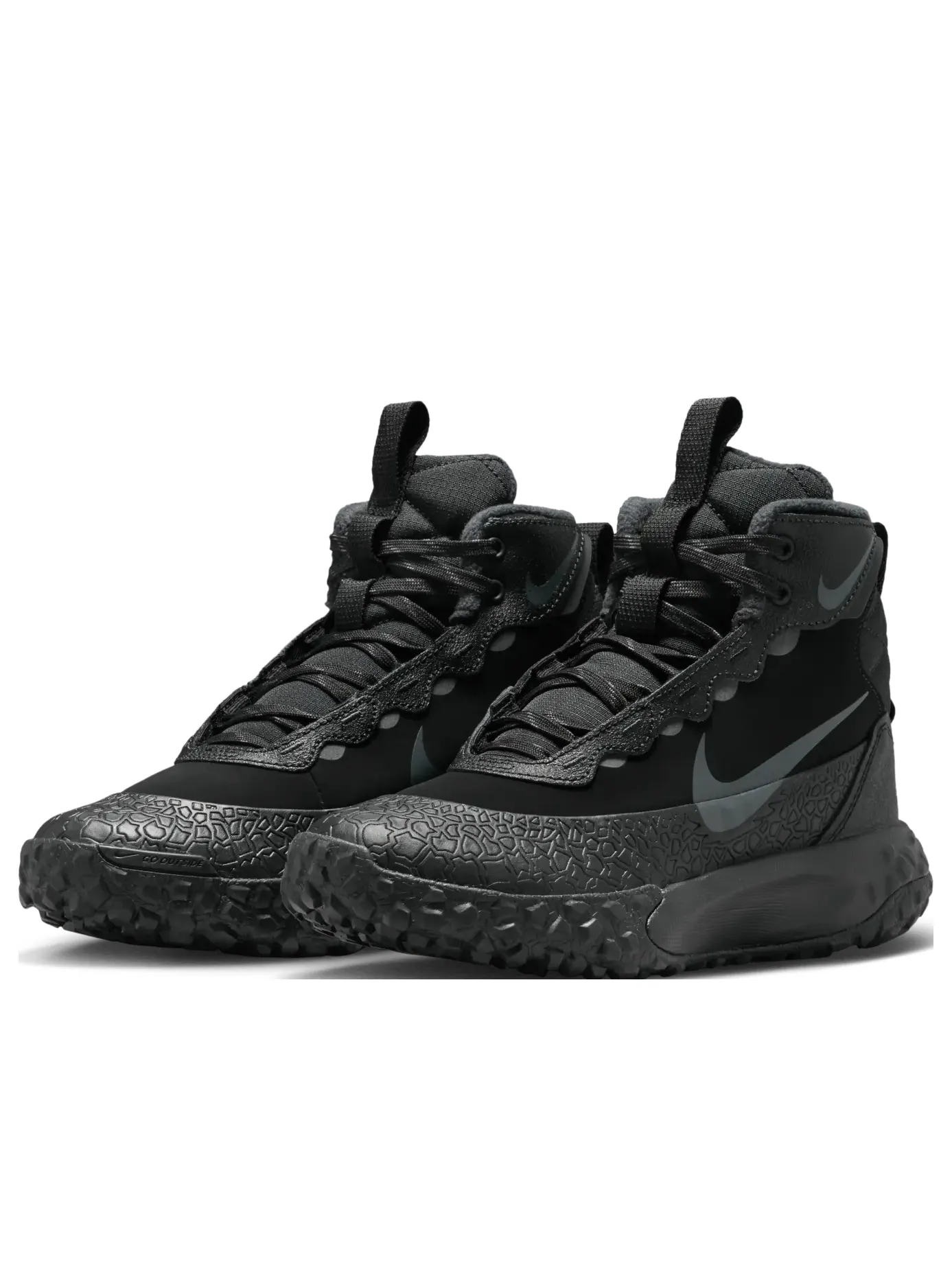 Кроссовки (GS) Nike Terrascout 'Black Anthracite' — изображение 3 из 7, черный