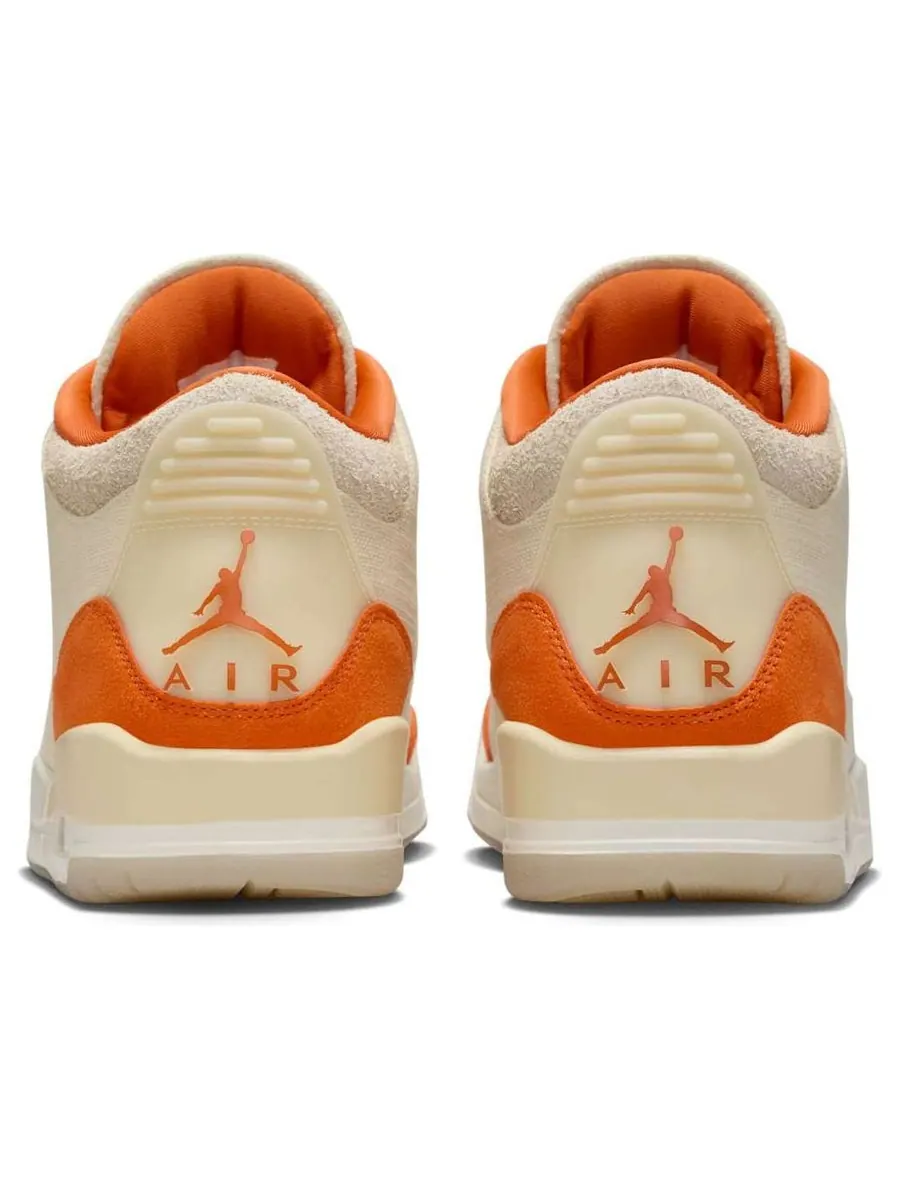 Кроссовки (WMNS) Air Jordan 3 Retro TEX 'Starfish' — изображение 5 из 6, бежевый