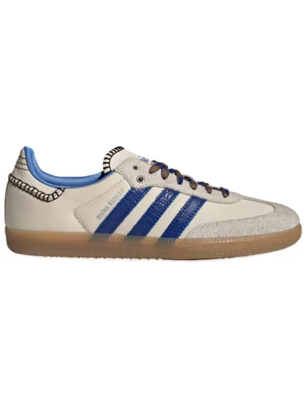 Кроссовки x wales bonner samba nylon 'wonder clay royal blue' Adidas — изображение 2 из 4, синий/белый