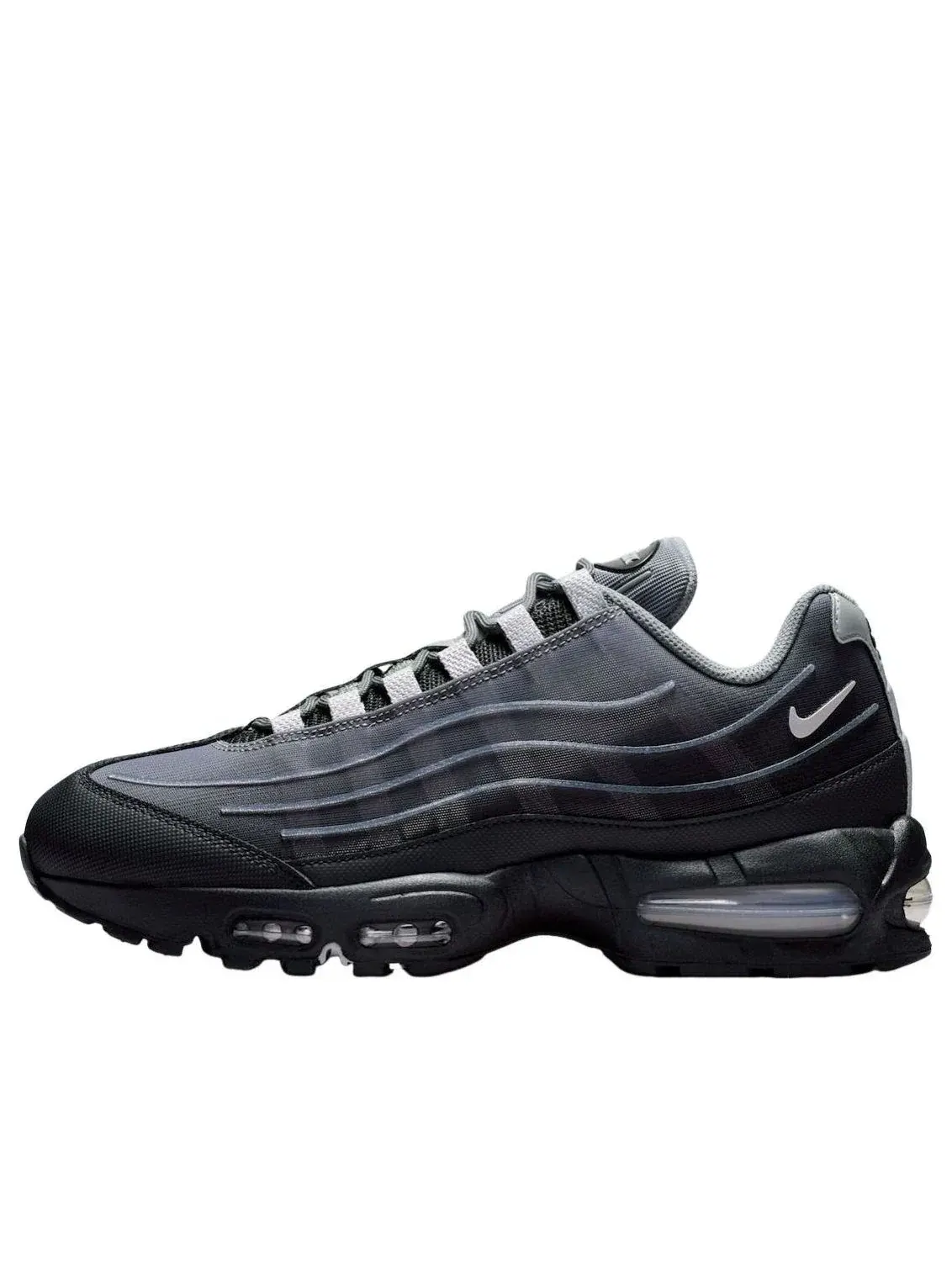 Кроссовки Nike Air Max 95 Big Bubble 'Smoke Grey Wolf Grey' IH7853-001 — изображение 1 из 5, серый