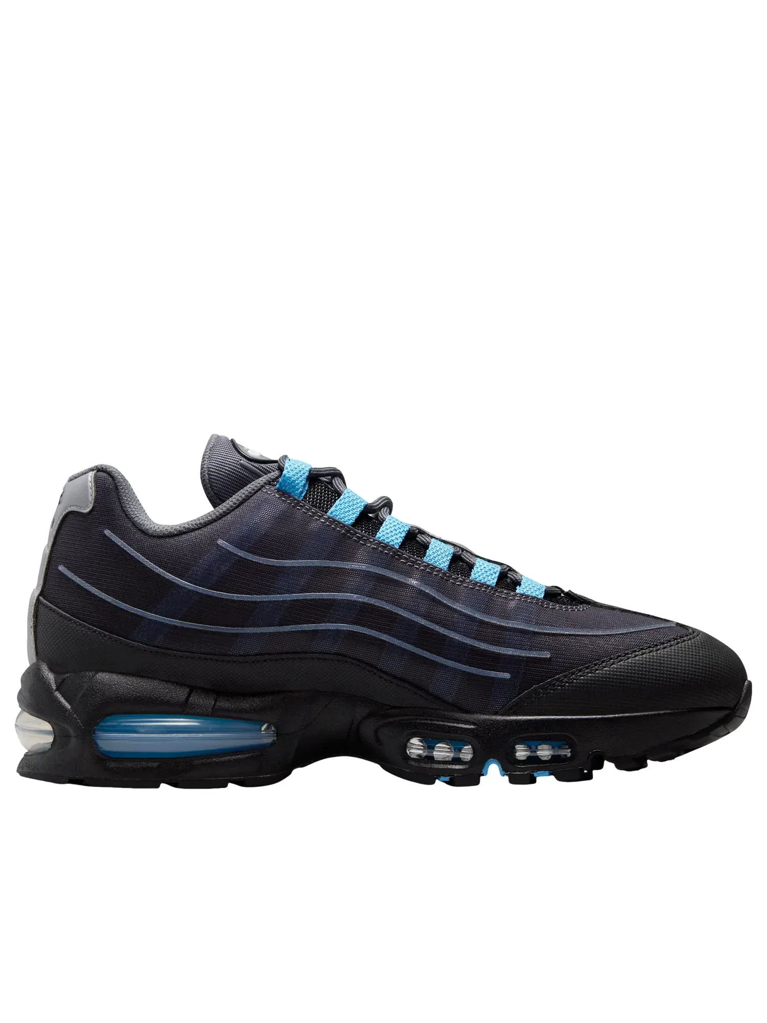Мужские кроссовки с верхом из сетки Air Max 95 Nike — изображение 2 из 7, синий
