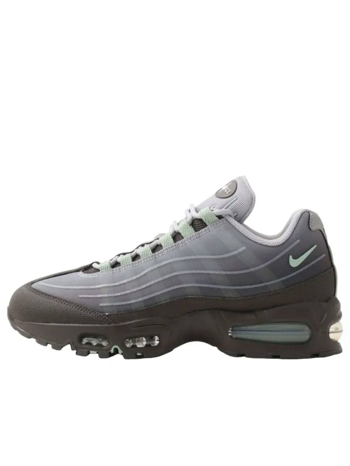 Кроссовки Nike Air Max 95 Big Bubble Tech 'Medium Ash Steam' IH7853-200 — изображение 1 из 3, серый