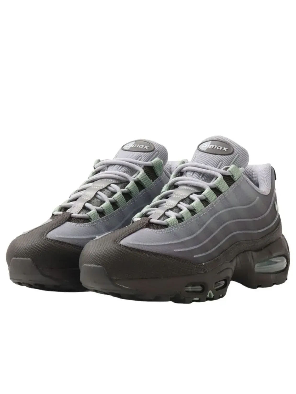 Кроссовки Nike Air Max 95 Big Bubble Tech 'Medium Ash Steam' IH7853-200 — изображение 2 из 3, серый