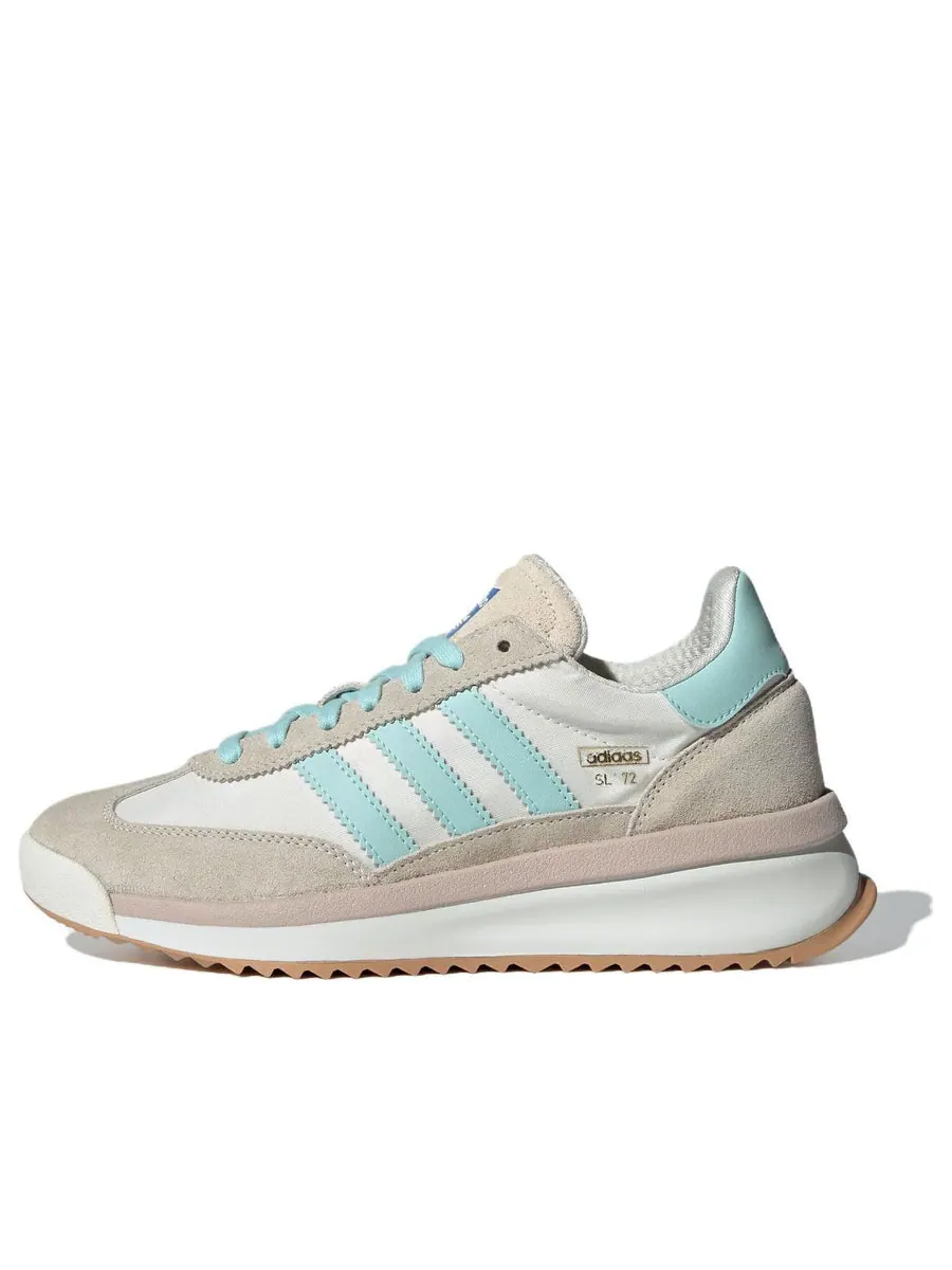 Кроссовки adidas SL 72 RTN 'Off White Semi Flash Aqua Wonder White' — изображение 1 из 5, белый