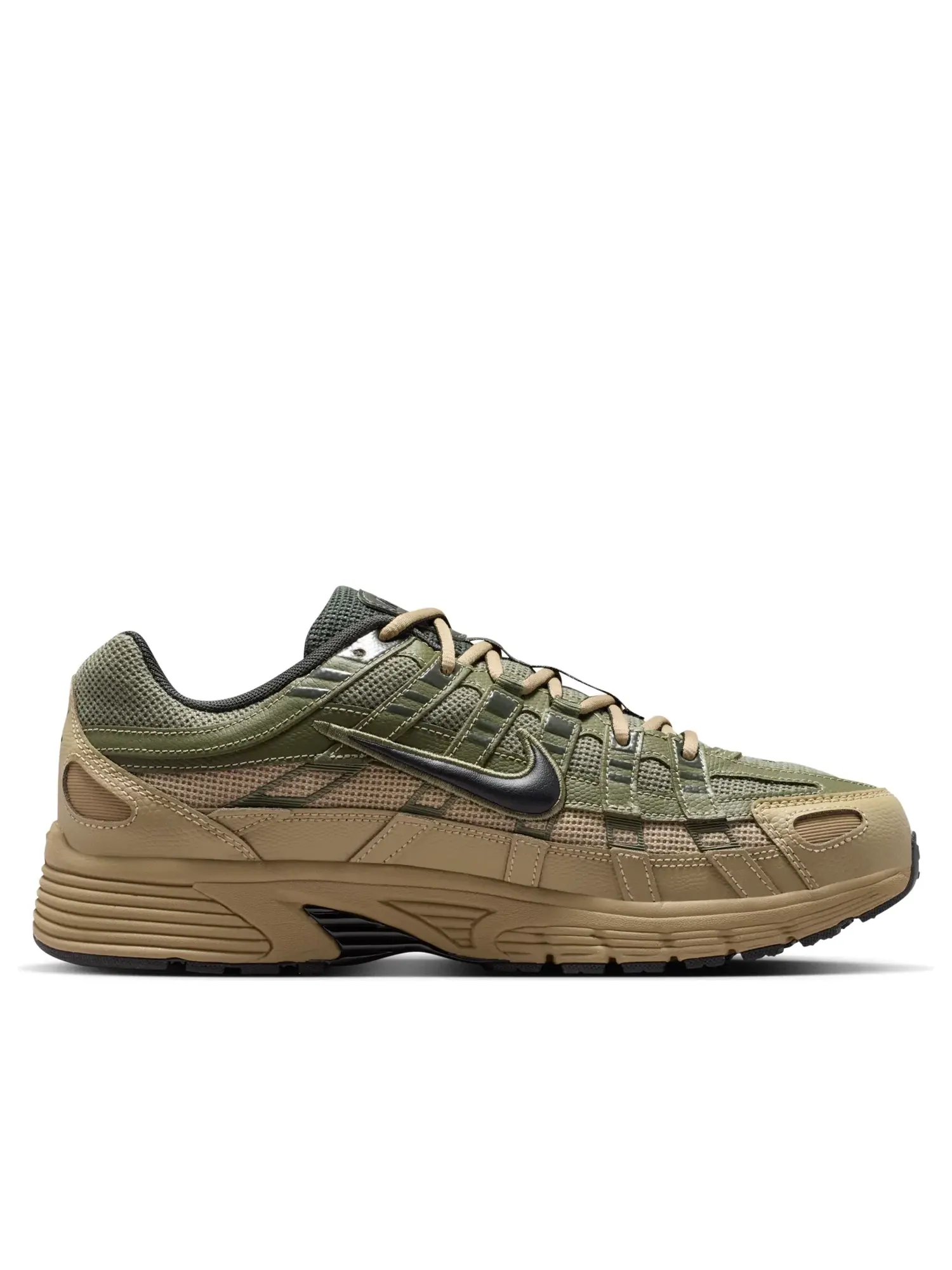 Кроссовки Nike P-6000 'Medium Olive Sequoia' IH8042-200 — изображение 2 из 7, оливковый зеленый