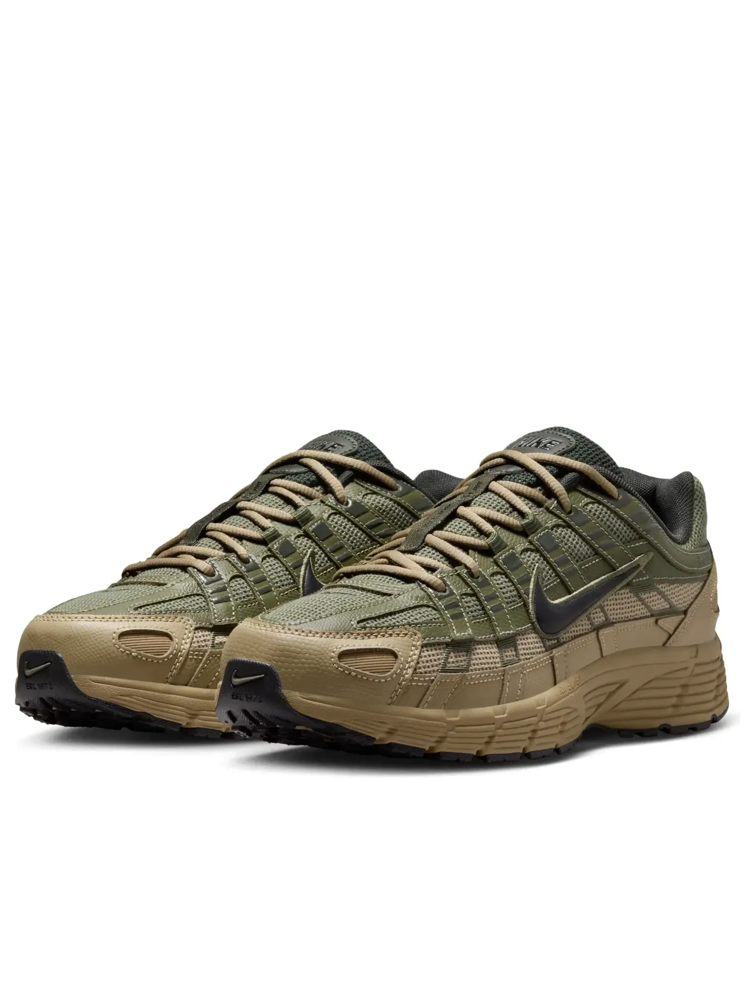Кроссовки Nike P-6000 'Medium Olive Sequoia' IH8042-200 — изображение 5 из 7, оливковый зеленый