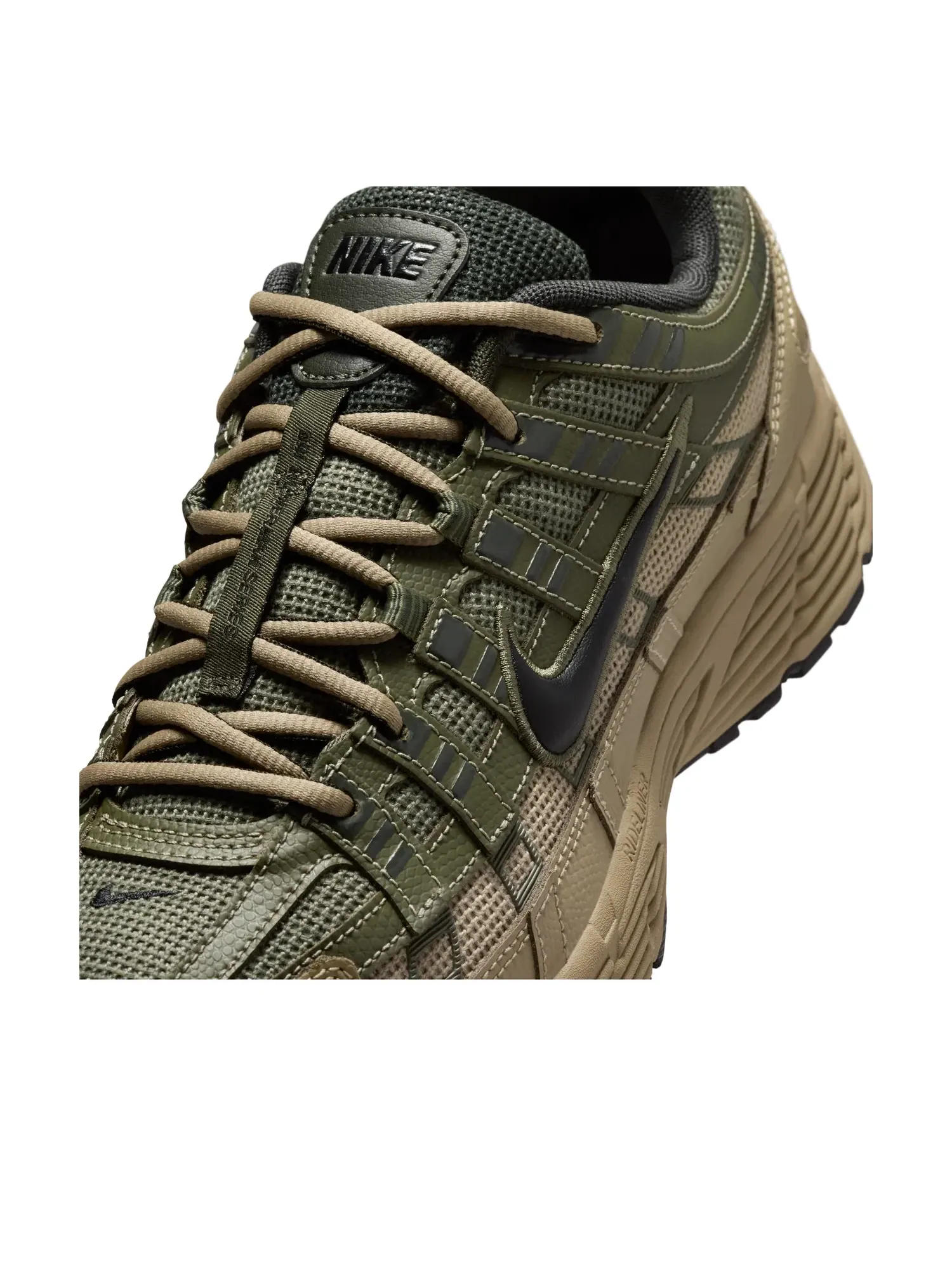 Кроссовки Nike P-6000 'Medium Olive Sequoia' IH8042-200 — изображение 6 из 7, оливковый зеленый
