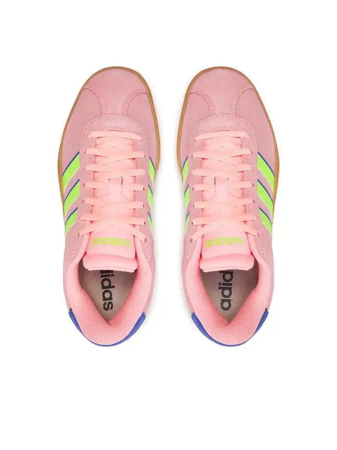 Кроссовки (WMNS) adidas VL Court Bold 'Pink Spark Lucid Lemon' — изображение 3 из 5, розовый