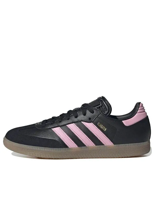Кроссовки x inter miami samba для закрытых помещений Adidas — изображение 1 из 4, черный/светлый розовый