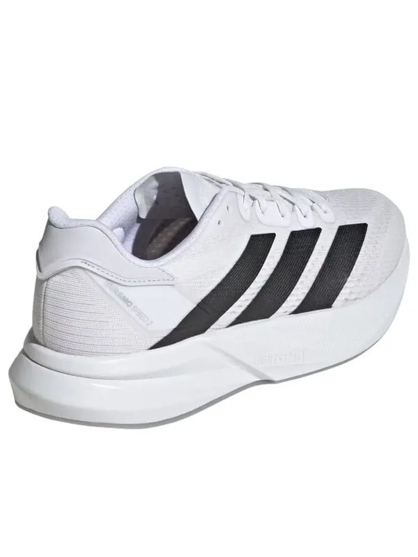 Кроссовки duramo speed 2 'white black' Adidas — изображение 4 из 4, белый/черный/серебристый