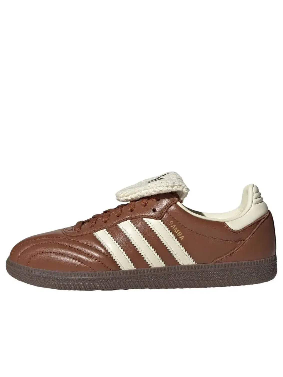 Кроссовки (WMNS) Adidas Samba Long Tongue 'Dusky Bronze Cream White' — изображение 1 из 5, коричневый