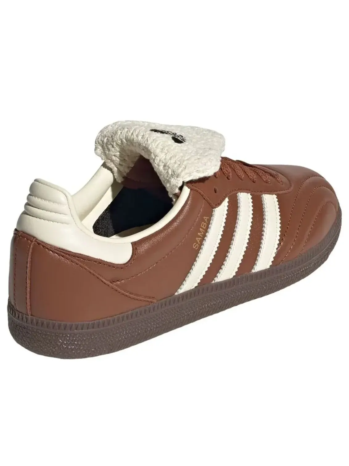 Кроссовки (WMNS) Adidas Samba Long Tongue 'Dusky Bronze Cream White' — изображение 5 из 5, коричневый