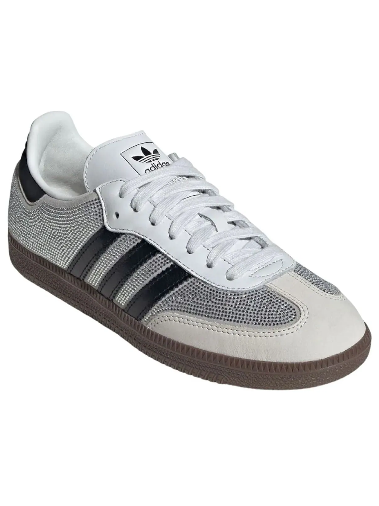 (WMNS) Adidas Samba 'Rhinestone White' — изображение 5 из 6, белый/черный