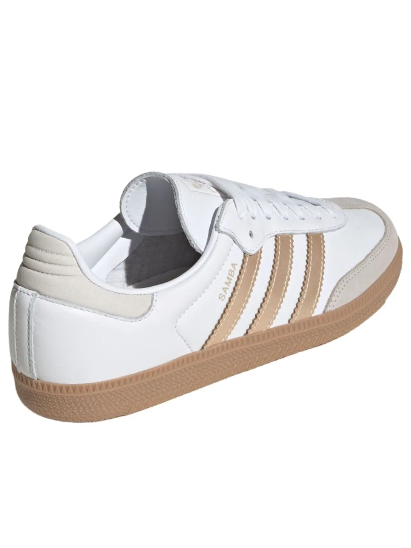 (WMNS) Adidas Samba OG 'White Wonder Gold Grey' — изображение 3 из 5