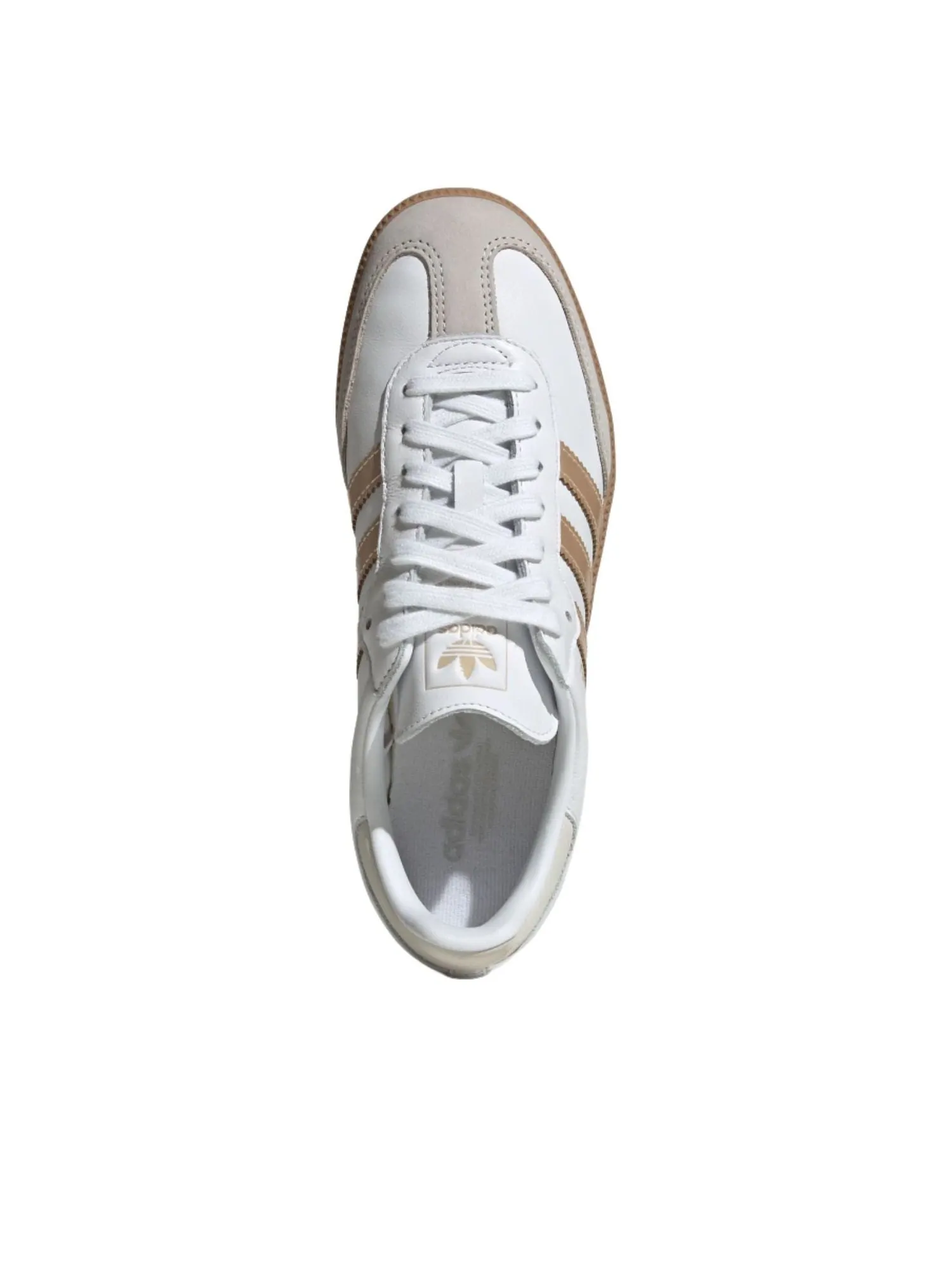 (WMNS) Adidas Samba OG 'White Wonder Gold Grey' — изображение 4 из 5