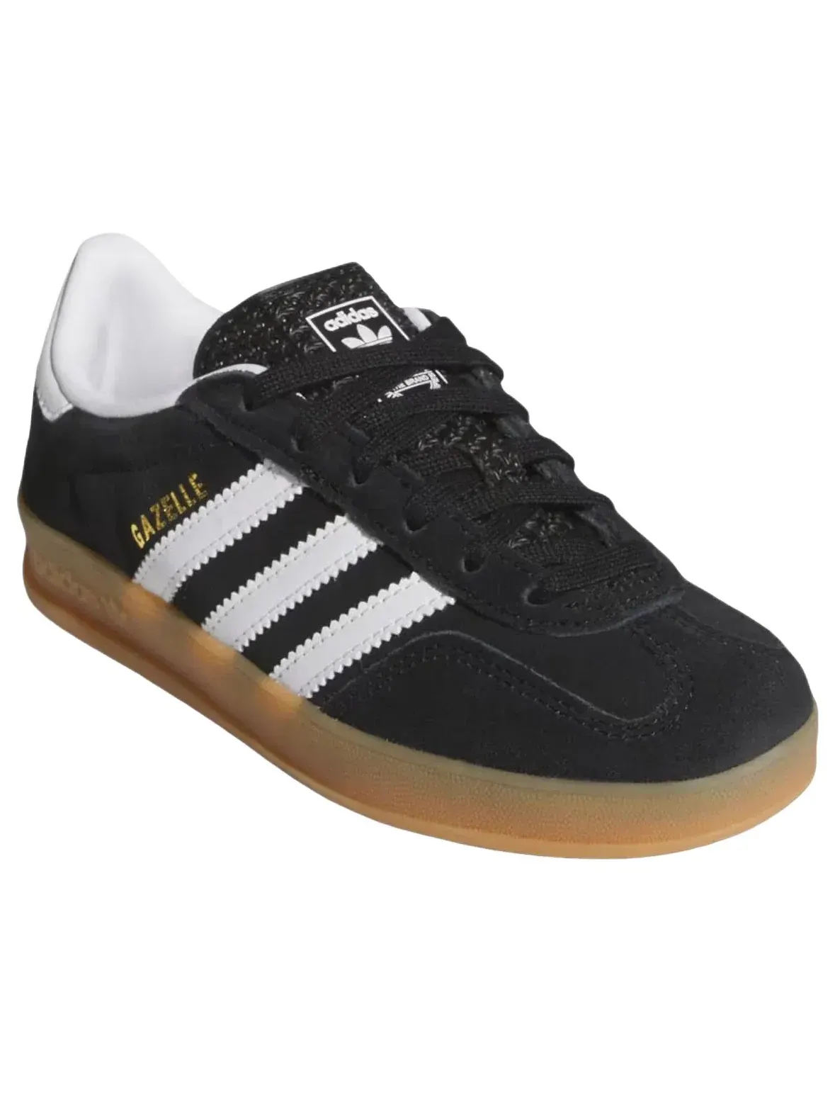 Кроссовки Adidas Gazelle Indoor 'Black White Gum' IH9135 — изображение 2 из 5, черный