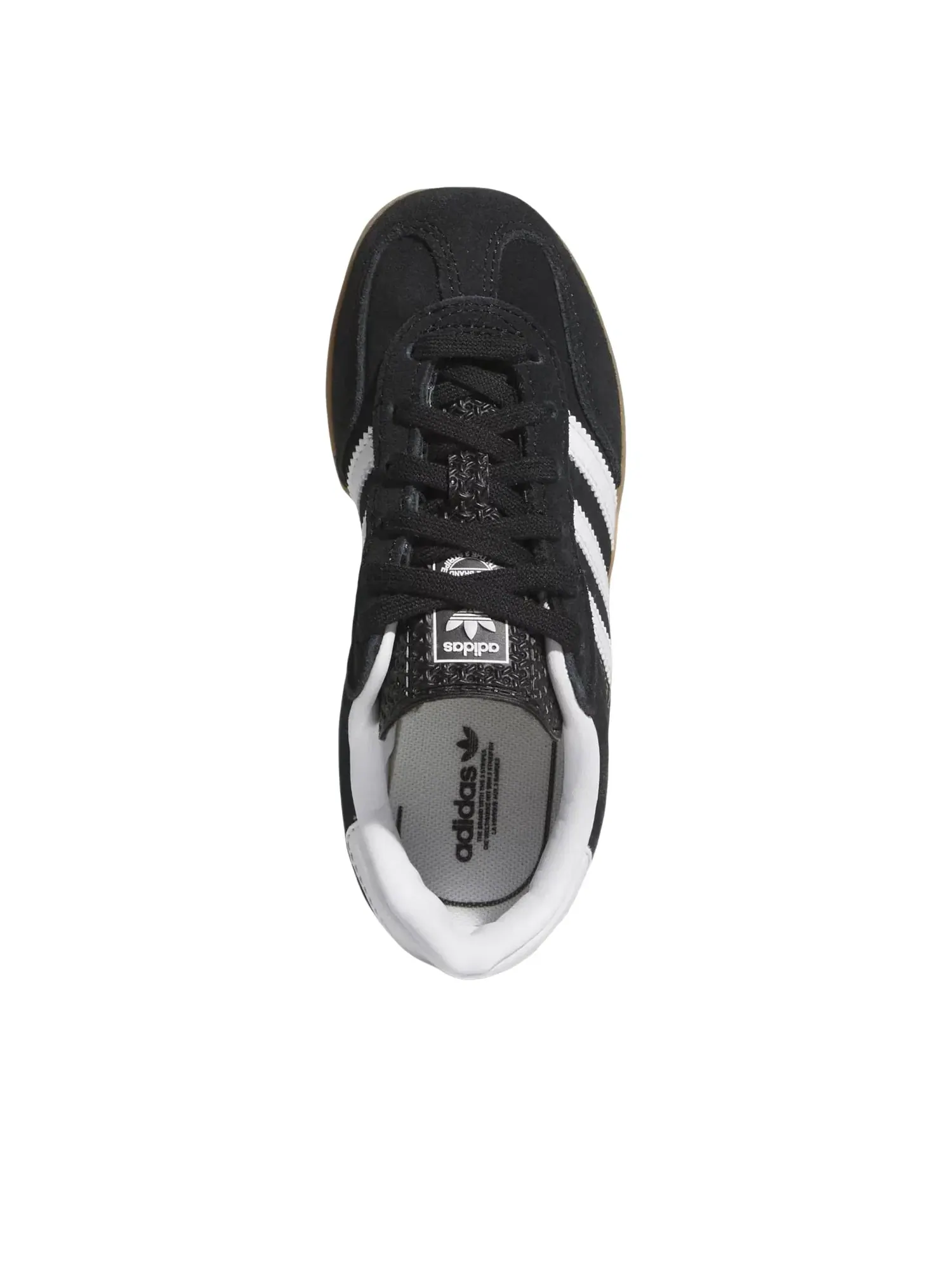 Кроссовки Adidas Gazelle Indoor 'Black White Gum' IH9135 — изображение 3 из 5, черный