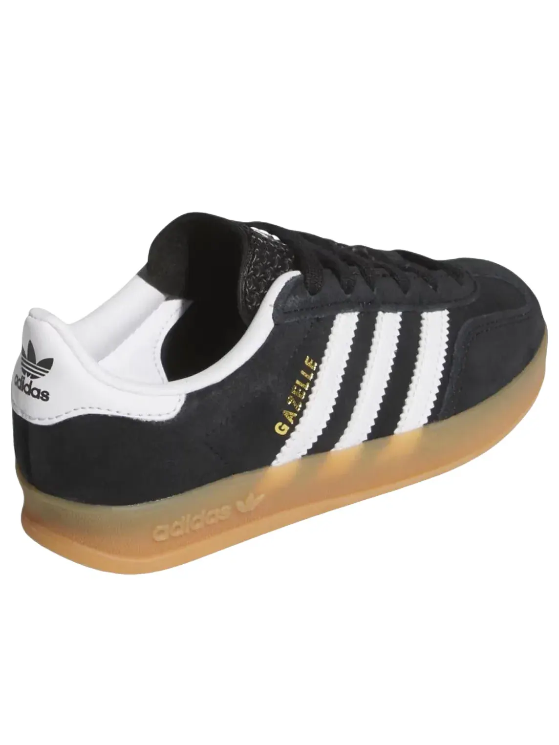 Кроссовки Adidas Gazelle Indoor 'Black White Gum' IH9135 — изображение 4 из 5, черный