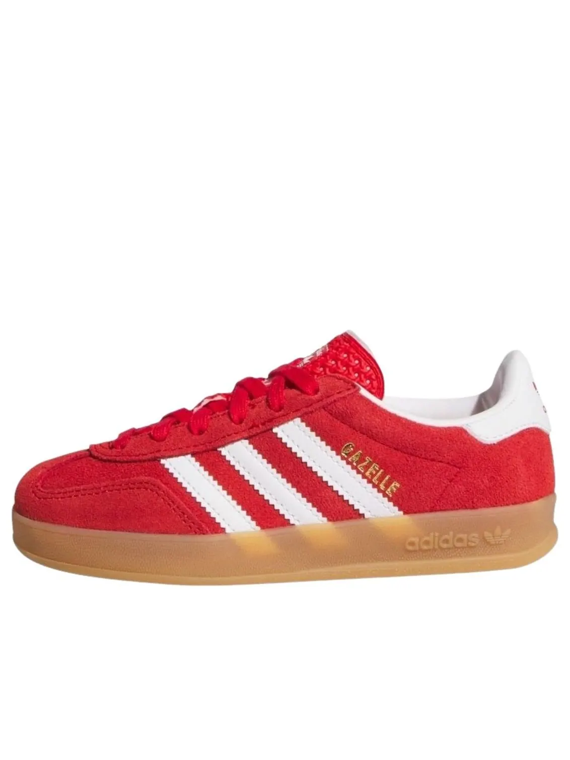 (PS) Adidas Gazelle Indoor 'Better Scarlet White Gum' — изображение 1 из 5, белый
