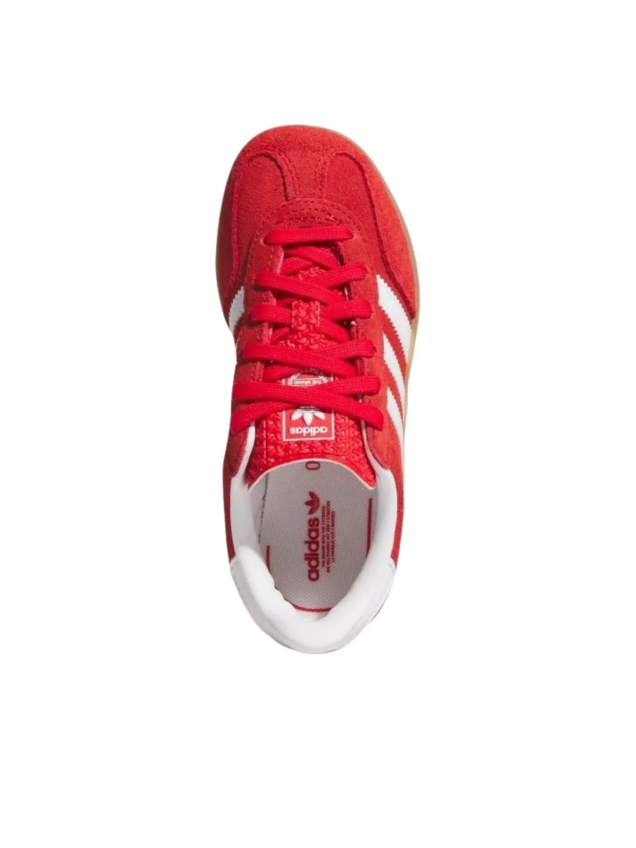 (PS) Adidas Gazelle Indoor 'Better Scarlet White Gum' — изображение 2 из 5, белый