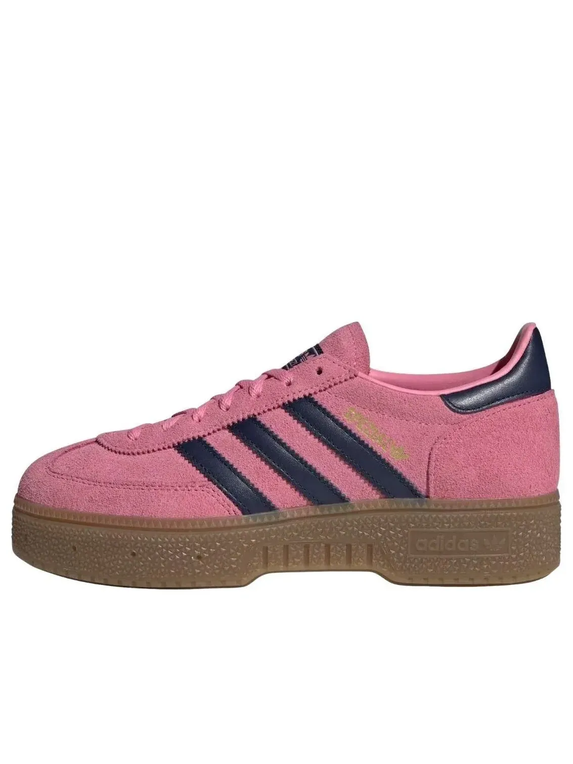 Кроссовки (WMNS) Adidas Handball Spezial Bold 'Bliss Pink Night Indigo' — изображение 1 из 5, розовый