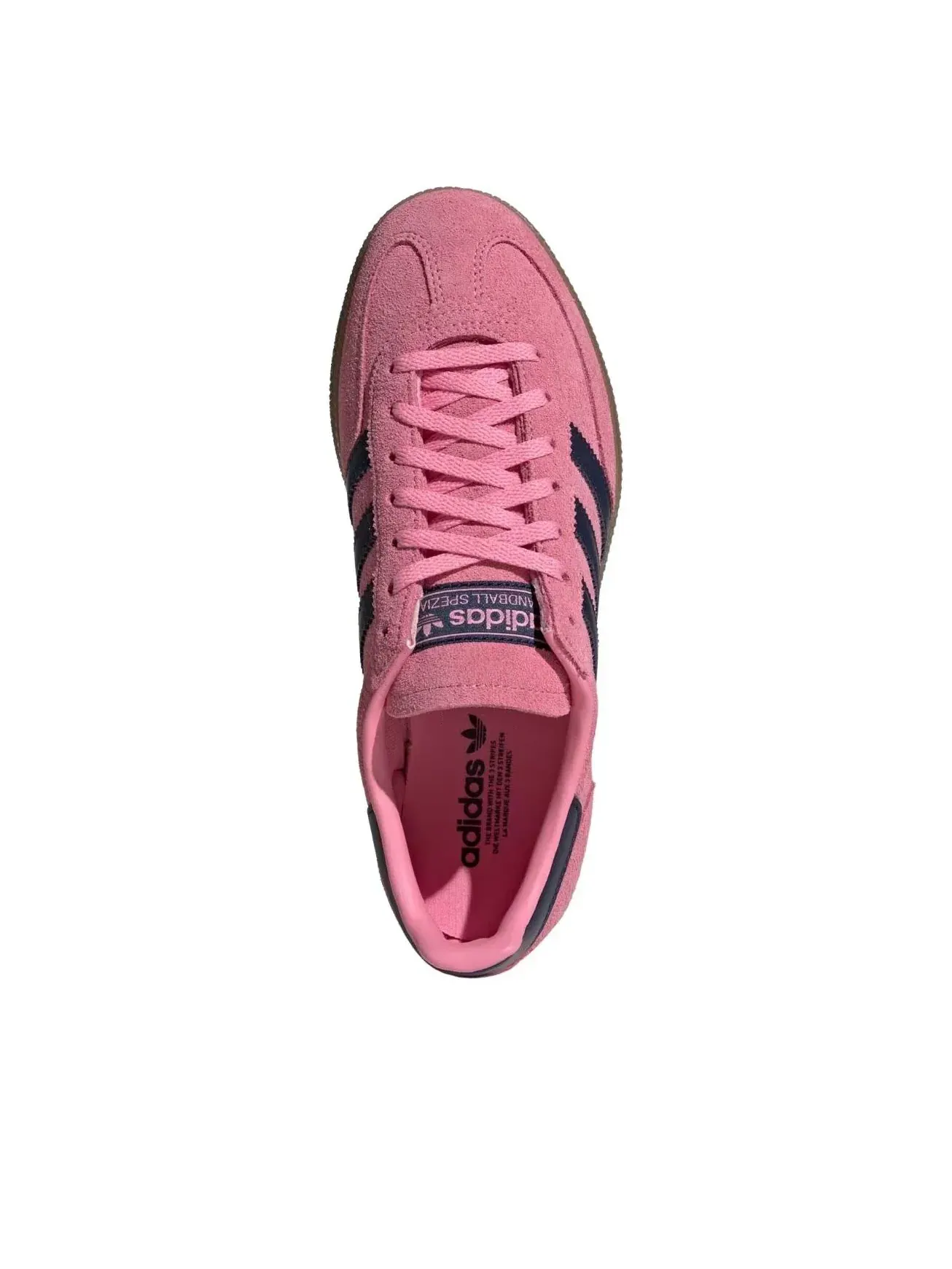Кроссовки (WMNS) Adidas Handball Spezial Bold 'Bliss Pink Night Indigo' — изображение 2 из 5, розовый