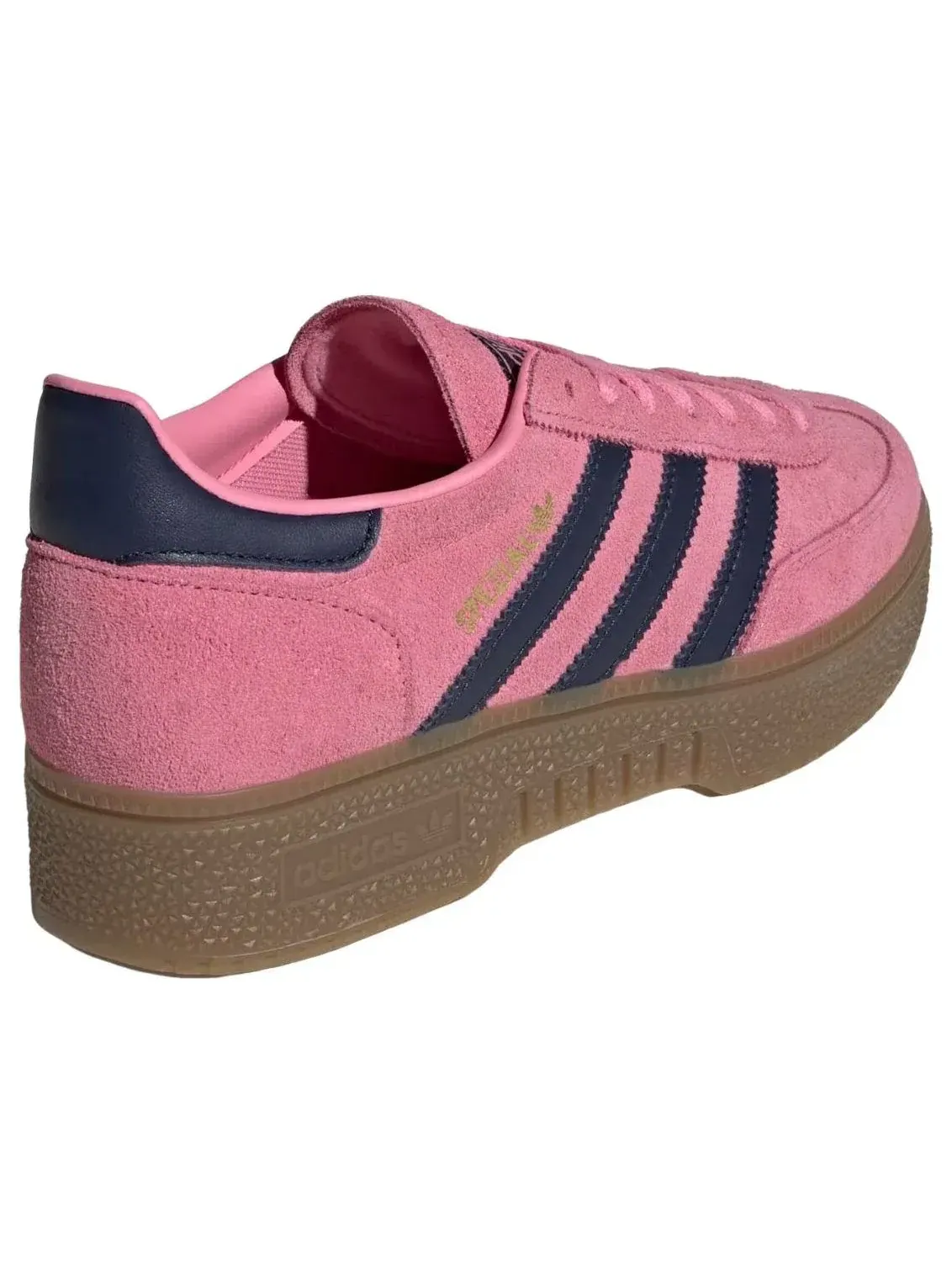 Кроссовки (WMNS) Adidas Handball Spezial Bold 'Bliss Pink Night Indigo' — изображение 4 из 5, розовый