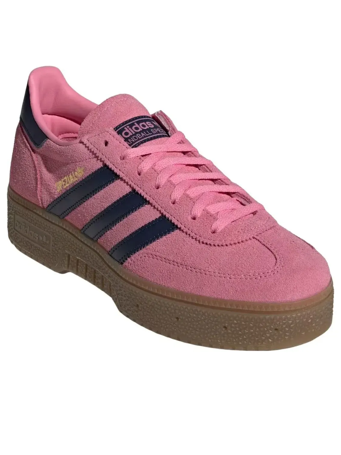 Кроссовки (WMNS) Adidas Handball Spezial Bold 'Bliss Pink Night Indigo' — изображение 5 из 5, розовый