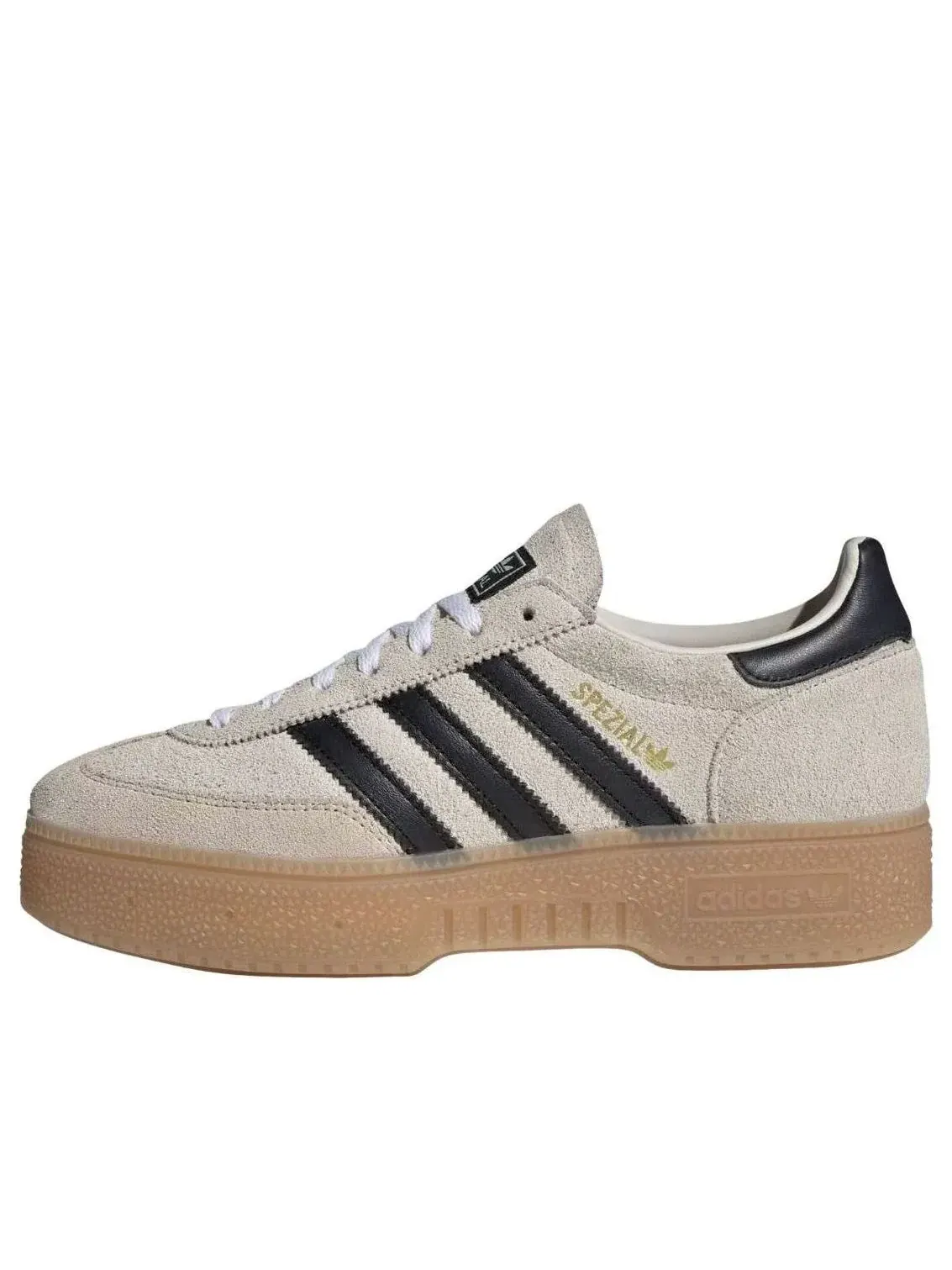 Кроссовки (WMNS) Adidas Handball Spezial Bold 'Alumina Black Gum' — изображение 1 из 5, бежевый