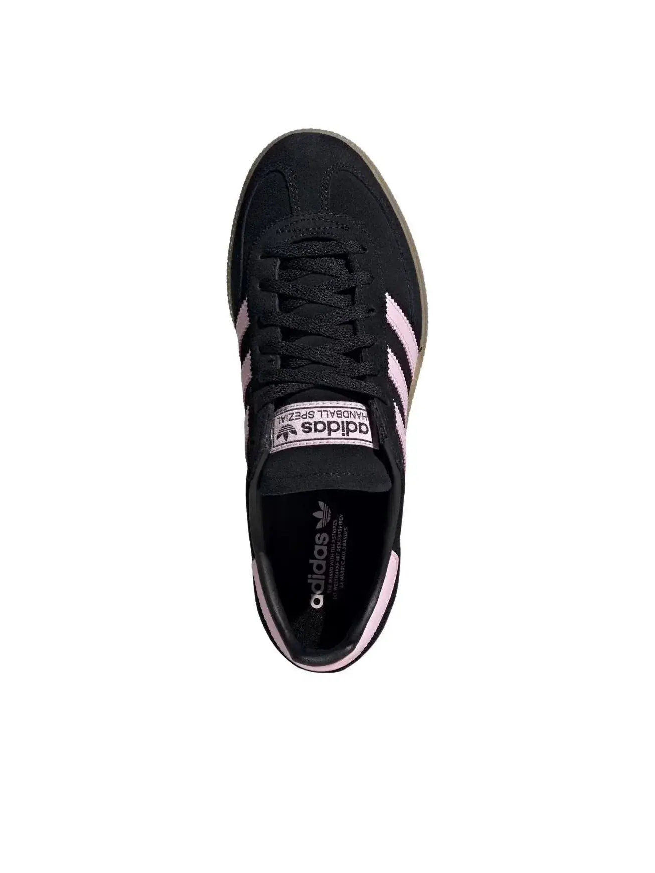 Кроссовки (WMNS) Adidas Handball Spezial Bold 'Black Clear Pink Gum' — изображение 2 из 5, черный