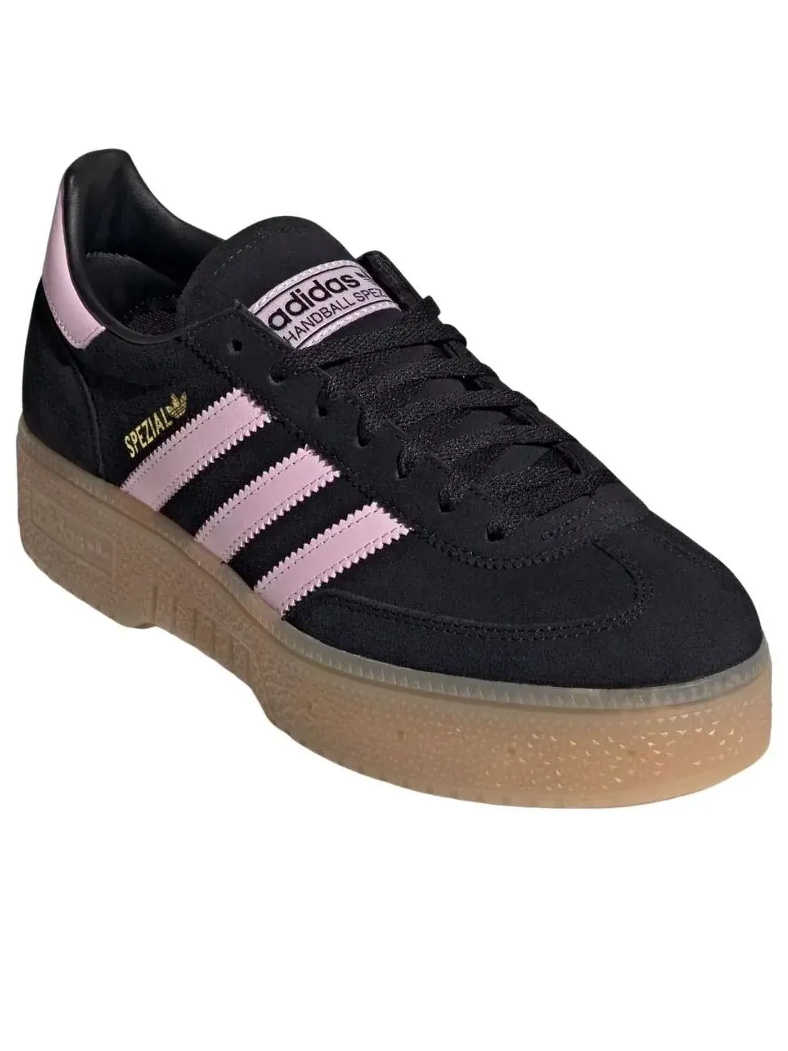 Кроссовки (WMNS) Adidas Handball Spezial Bold 'Black Clear Pink Gum' — изображение 4 из 5, черный