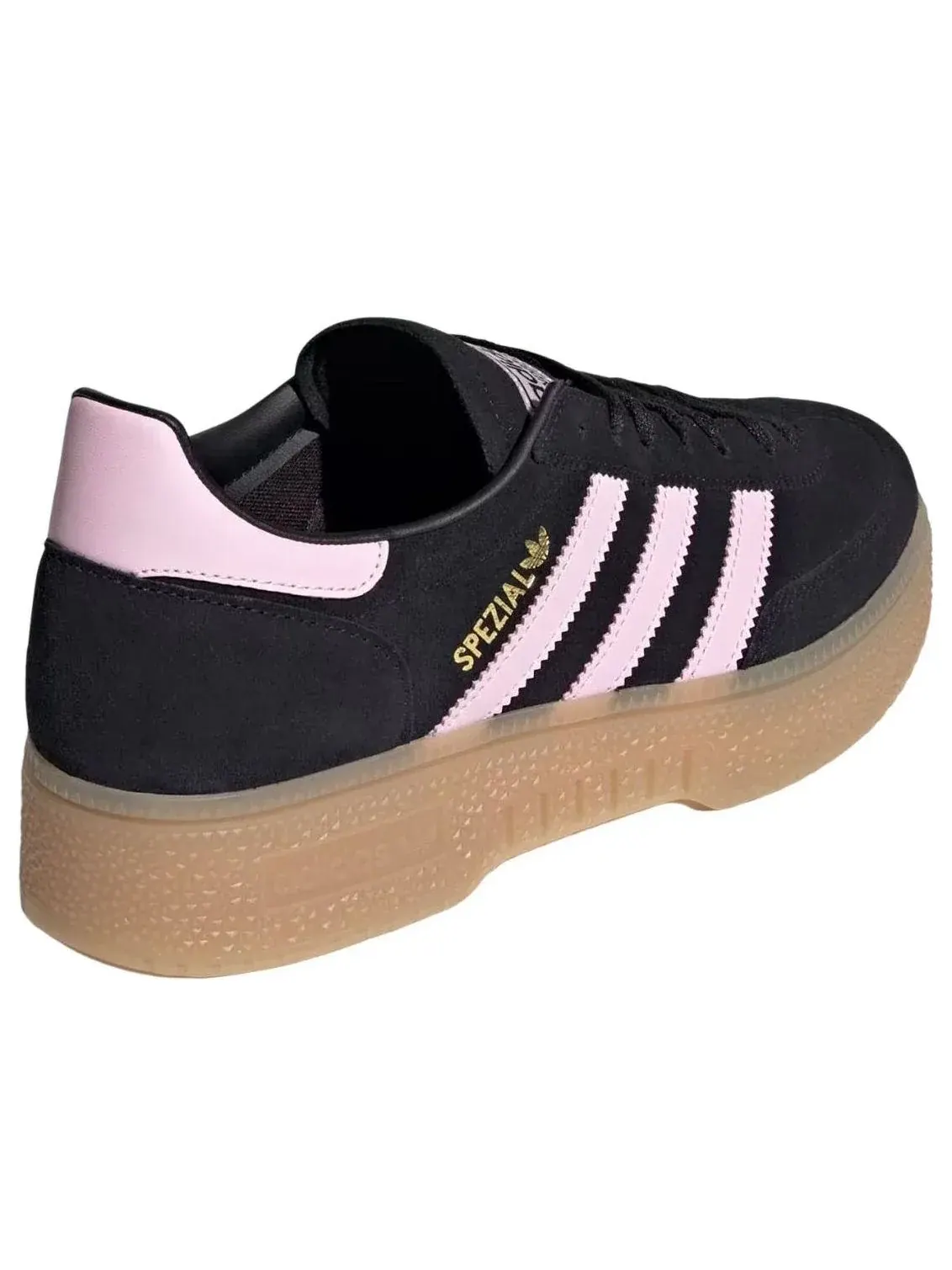 Кроссовки (WMNS) Adidas Handball Spezial Bold 'Black Clear Pink Gum' — изображение 5 из 5, черный